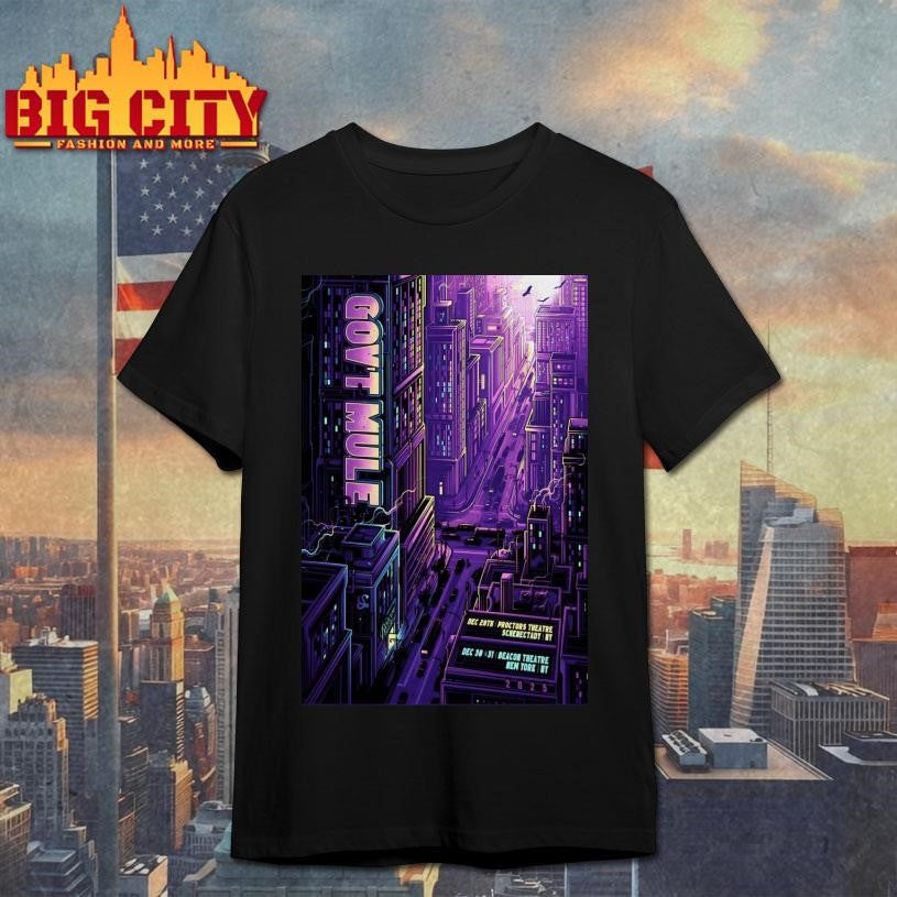 Govt Mule Dec 30-31 2025 Beacon Theatre In New York NY Poster shirt Unisex T-shirt, Sweatshirt, Hoodie, Long Sleeve Tee - T-Shirt, Sweatshirt, Hoodie