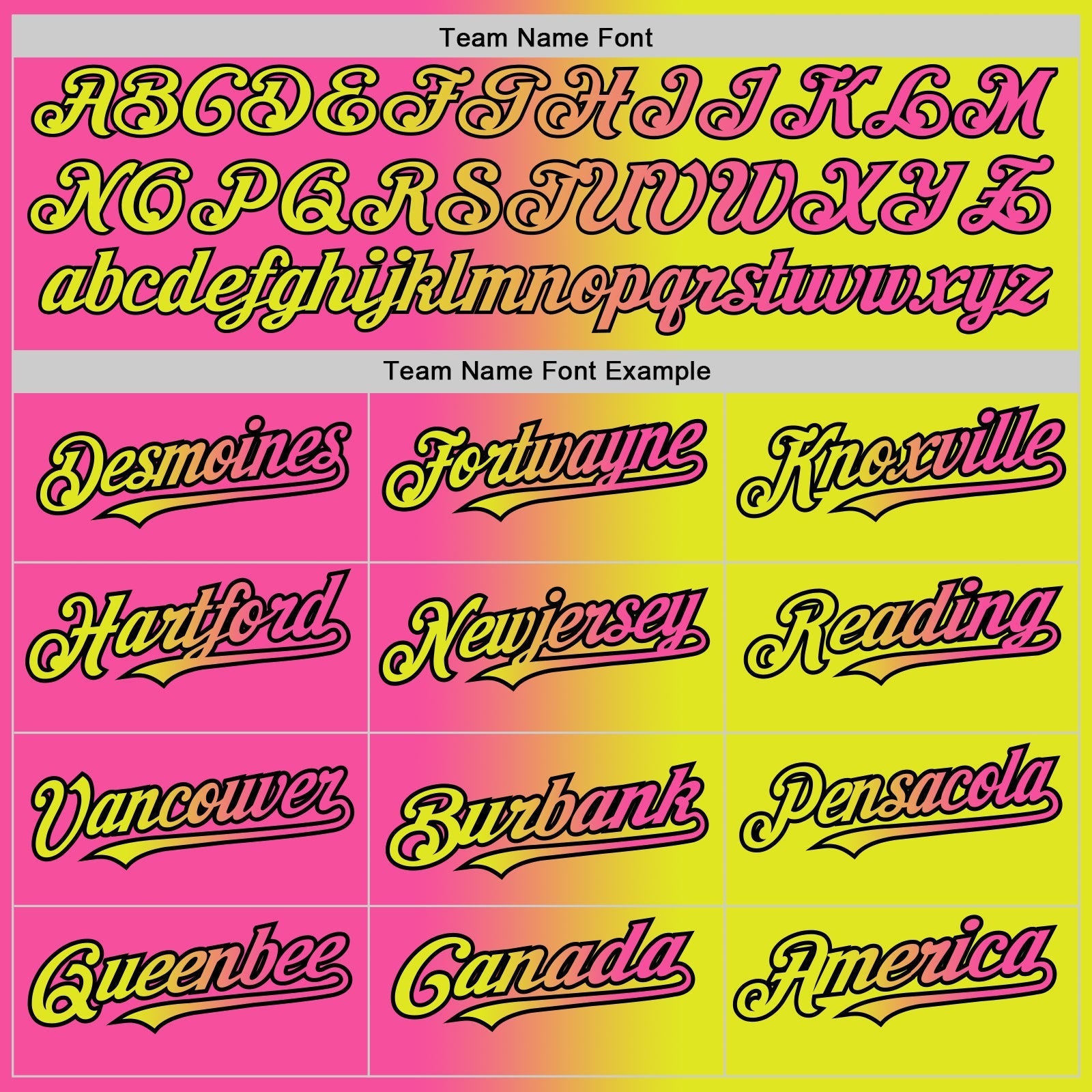 Custom Neon Yellow Pink-Black Authentic Gradient Fashion Baseball Jersey baseball jersey product view 4