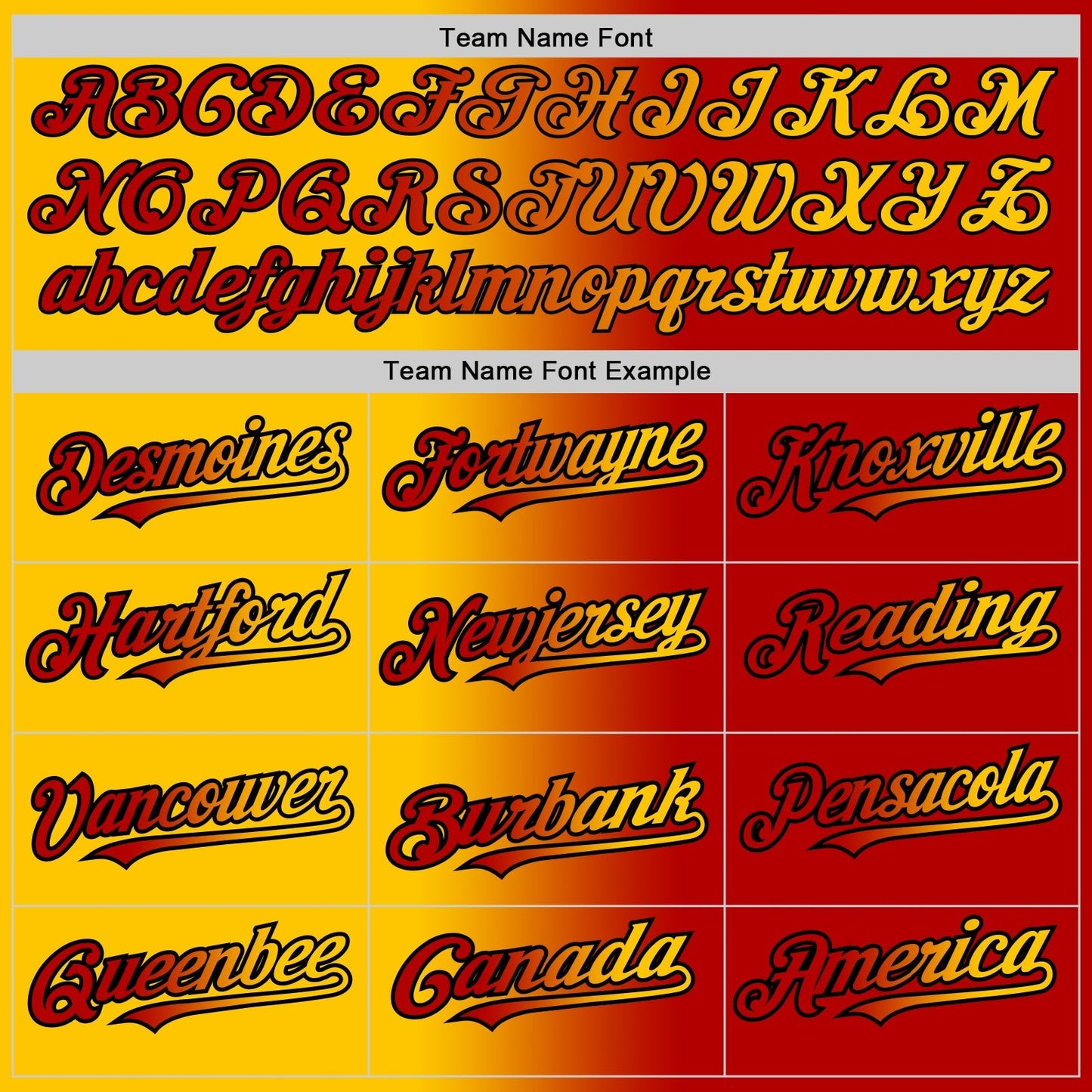 Custom Red Yellow-Black Authentic Gradient Fashion Baseball Jersey baseball jersey product view 5
