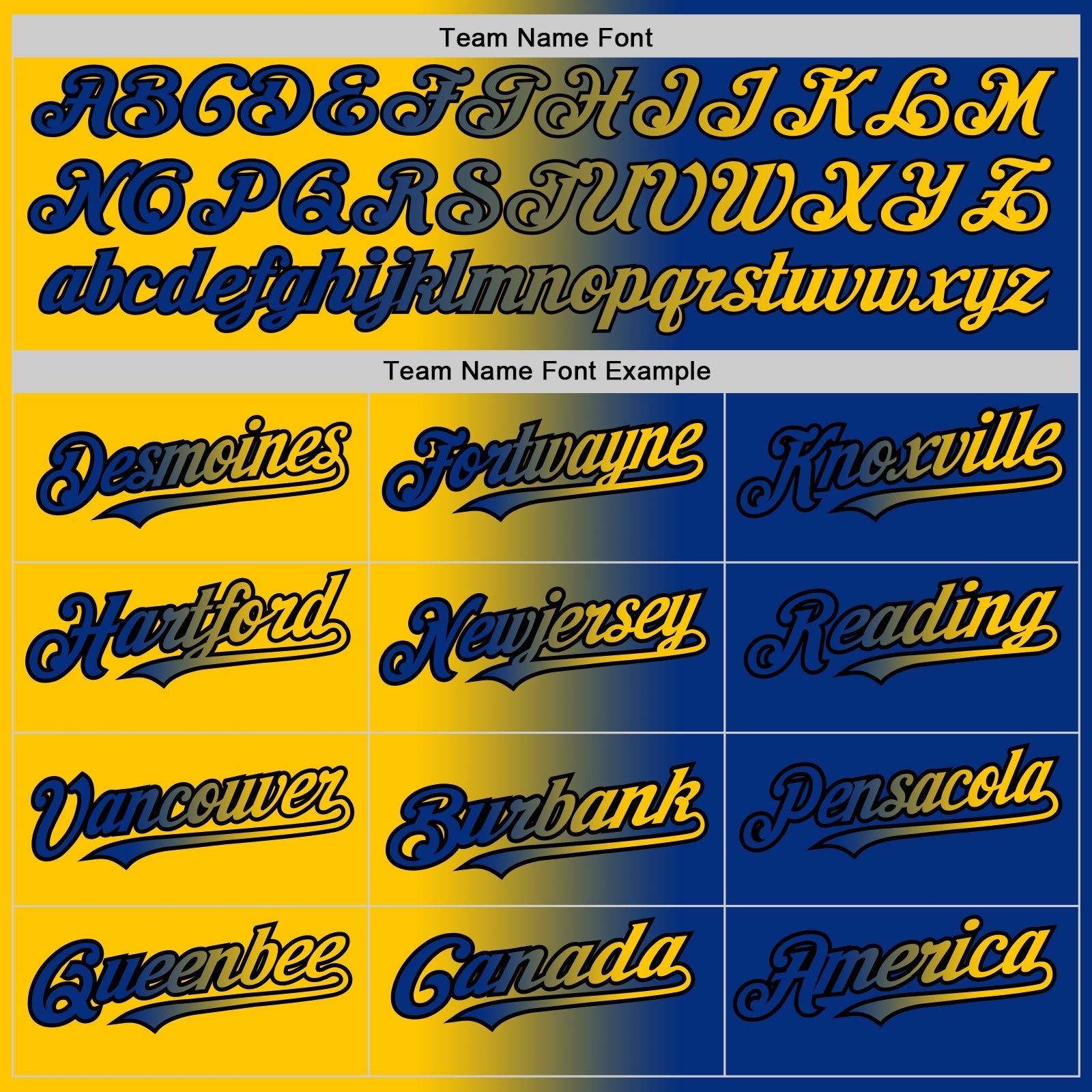 Custom Royal Yellow-Black Authentic Gradient Fashion Baseball Jersey baseball jersey product view 4