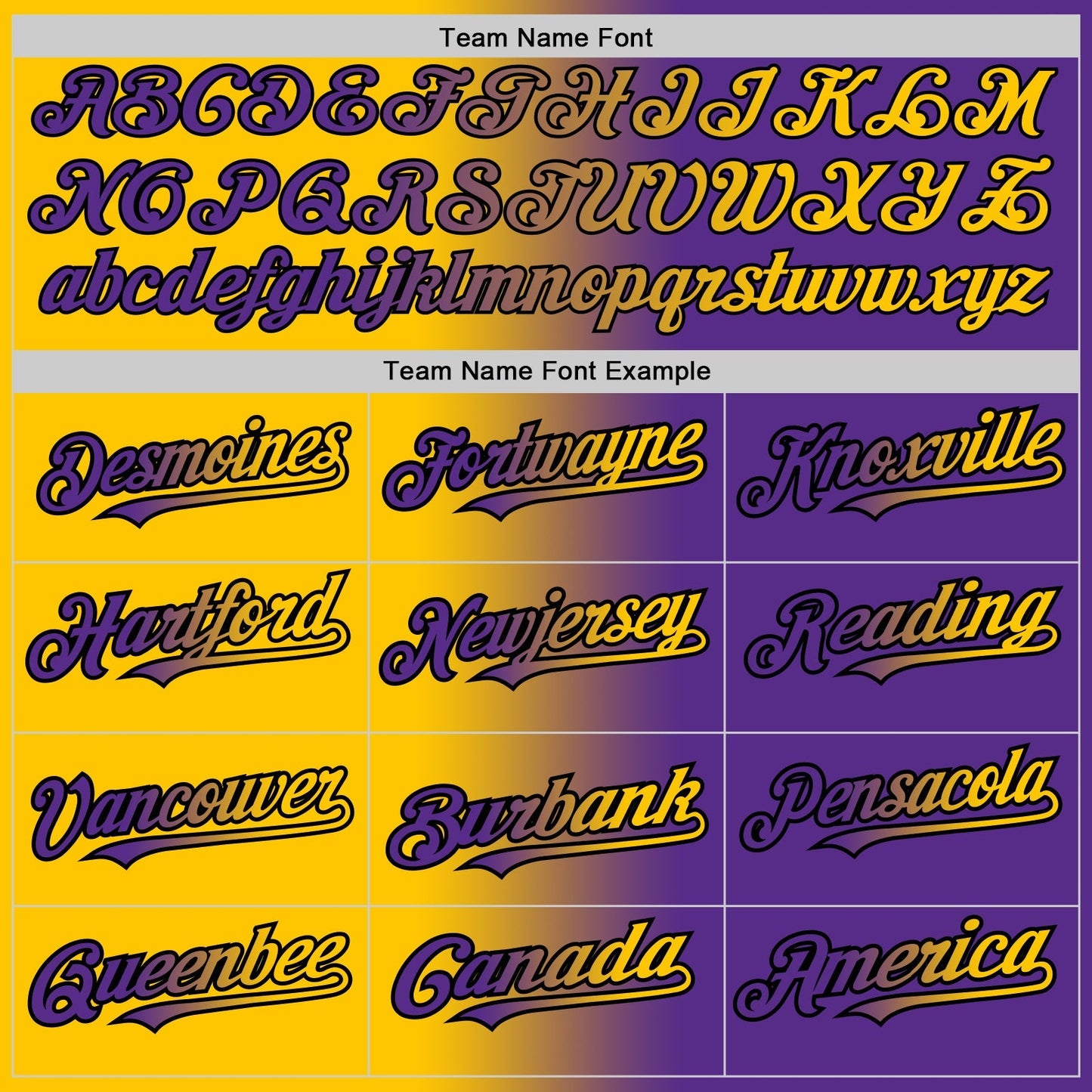 Custom Purple Yellow-Black Authentic Gradient Fashion Baseball Jersey baseball jersey product view 4