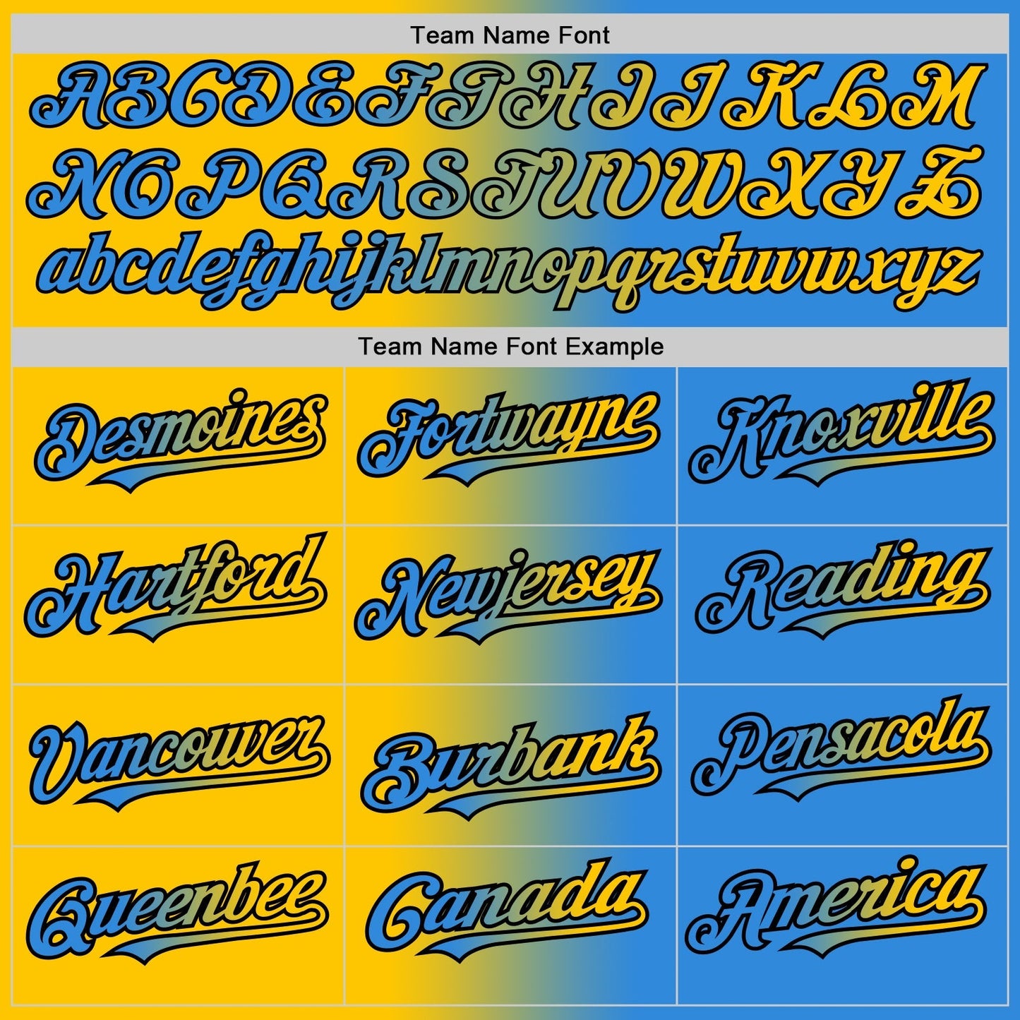 Custom Electric Blue Yellow-Black Authentic Gradient Fashion Baseball Jersey baseball jersey product view 4