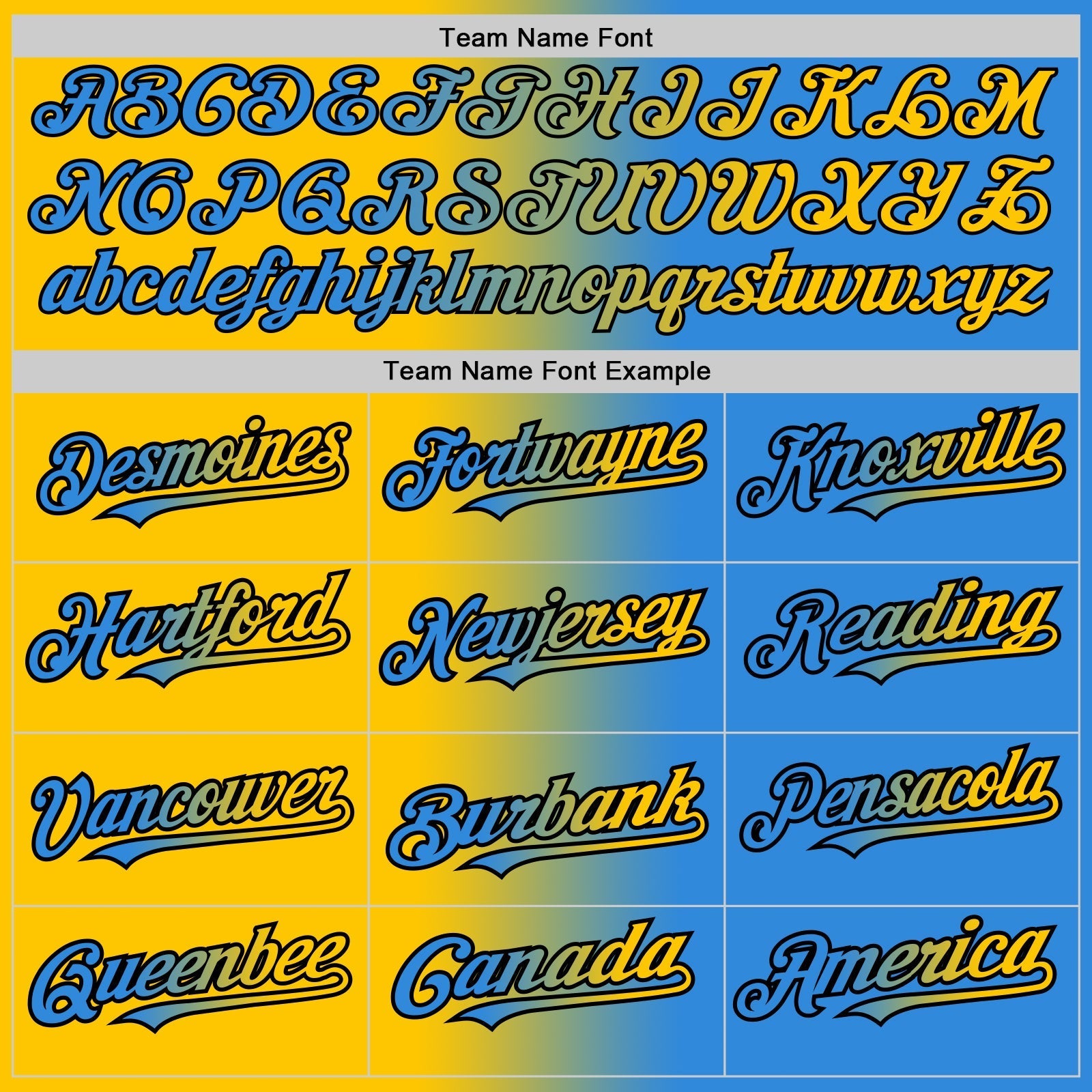 Custom Electric Blue Yellow-Black Authentic Gradient Fashion Baseball Jersey baseball jersey product view 4