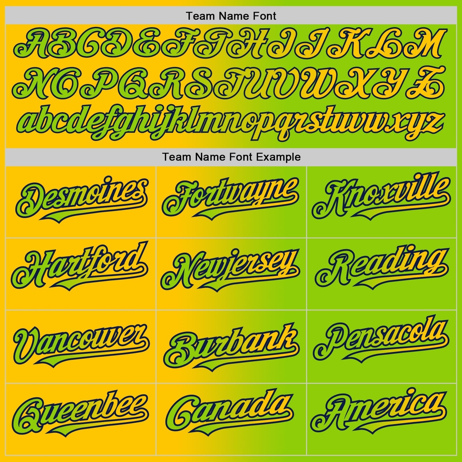 Custom Neon Green Yellow-Navy Authentic Gradient Fashion Baseball Jersey baseball jersey product view 4