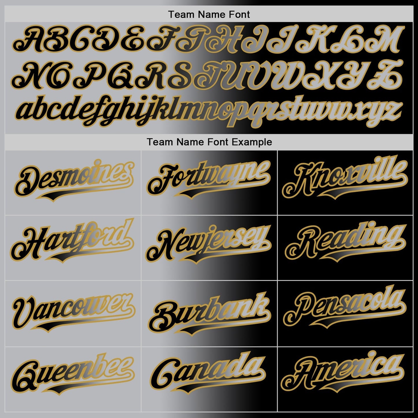 Custom Black Gray-Old Gold Authentic Gradient Fashion Baseball Jersey baseball jersey product view 4