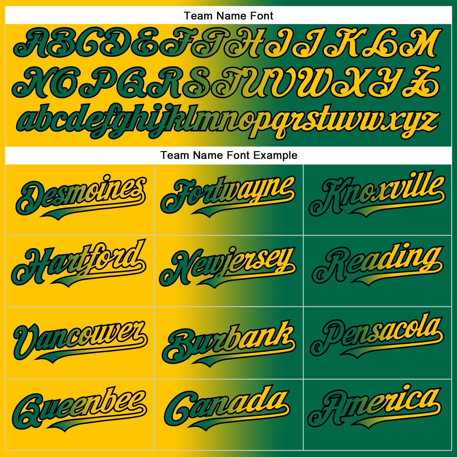 Custom Kelly Green Yellow-Black Authentic Gradient Fashion Baseball Jersey baseball jersey product view 4