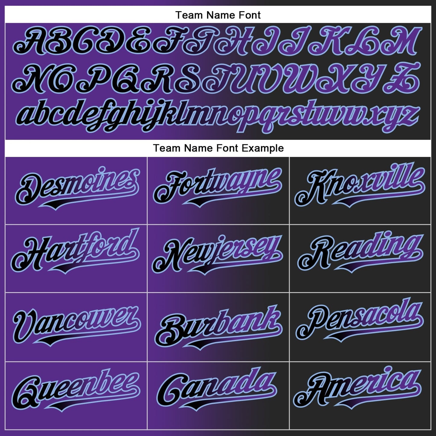 Custom Black Purple-Light Blue Authentic Gradient Fashion Baseball Jersey baseball jersey product view 4