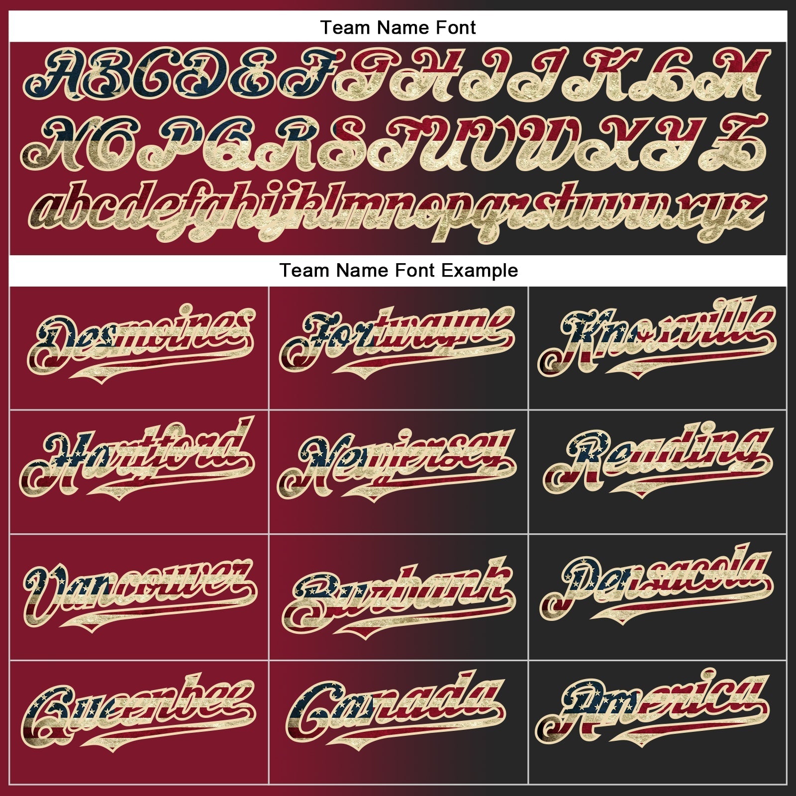 Custom Black Vintage USA Flag Crimson-City Cream Authentic Gradient Fashion Baseball Jersey baseball jersey product view 4