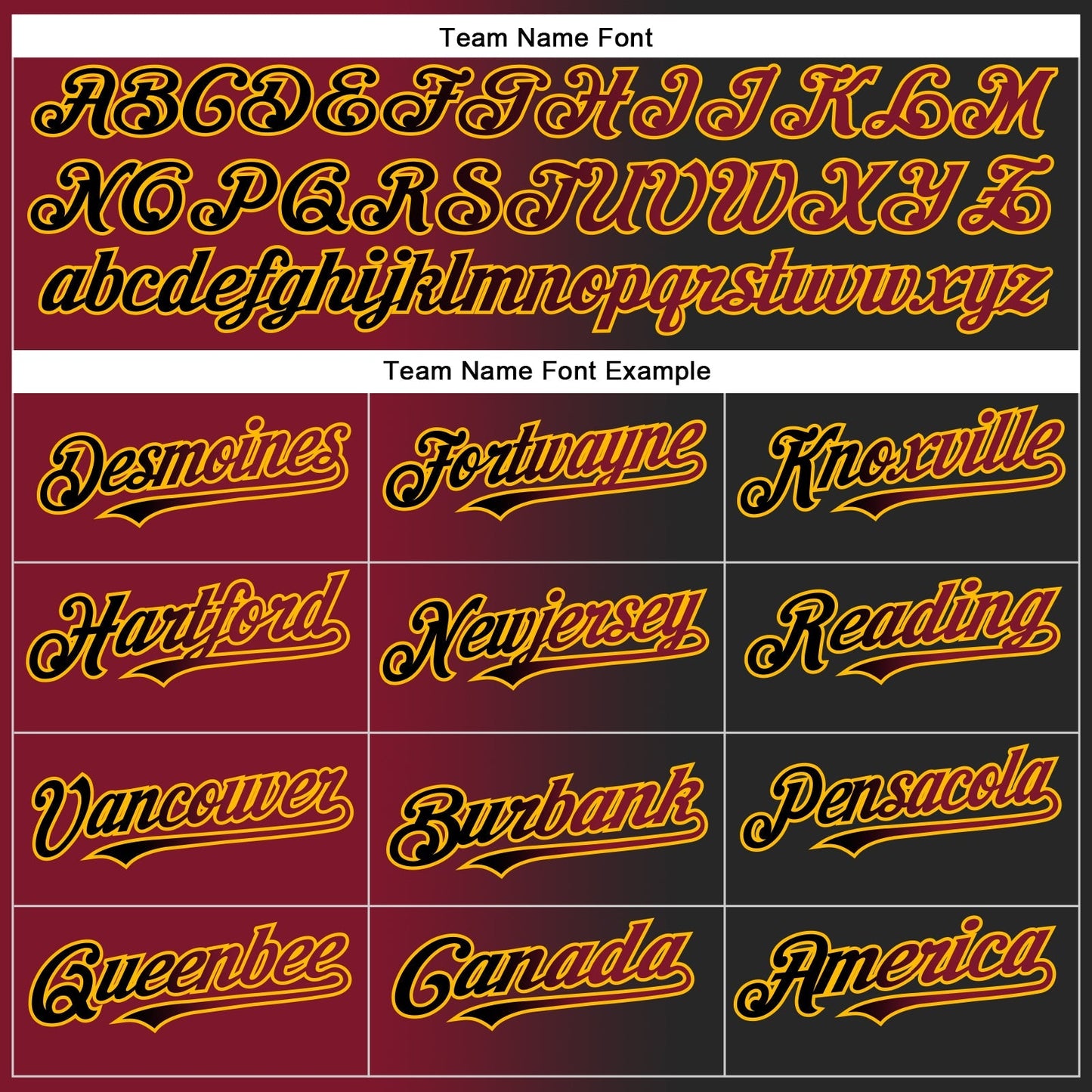 Custom Black Crimson-Gold Authentic Gradient Fashion Baseball Jersey baseball jersey product view 4