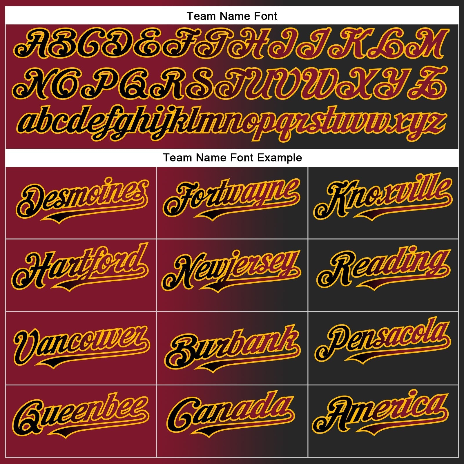 Custom Black Crimson-Gold Authentic Gradient Fashion Baseball Jersey baseball jersey product view 4
