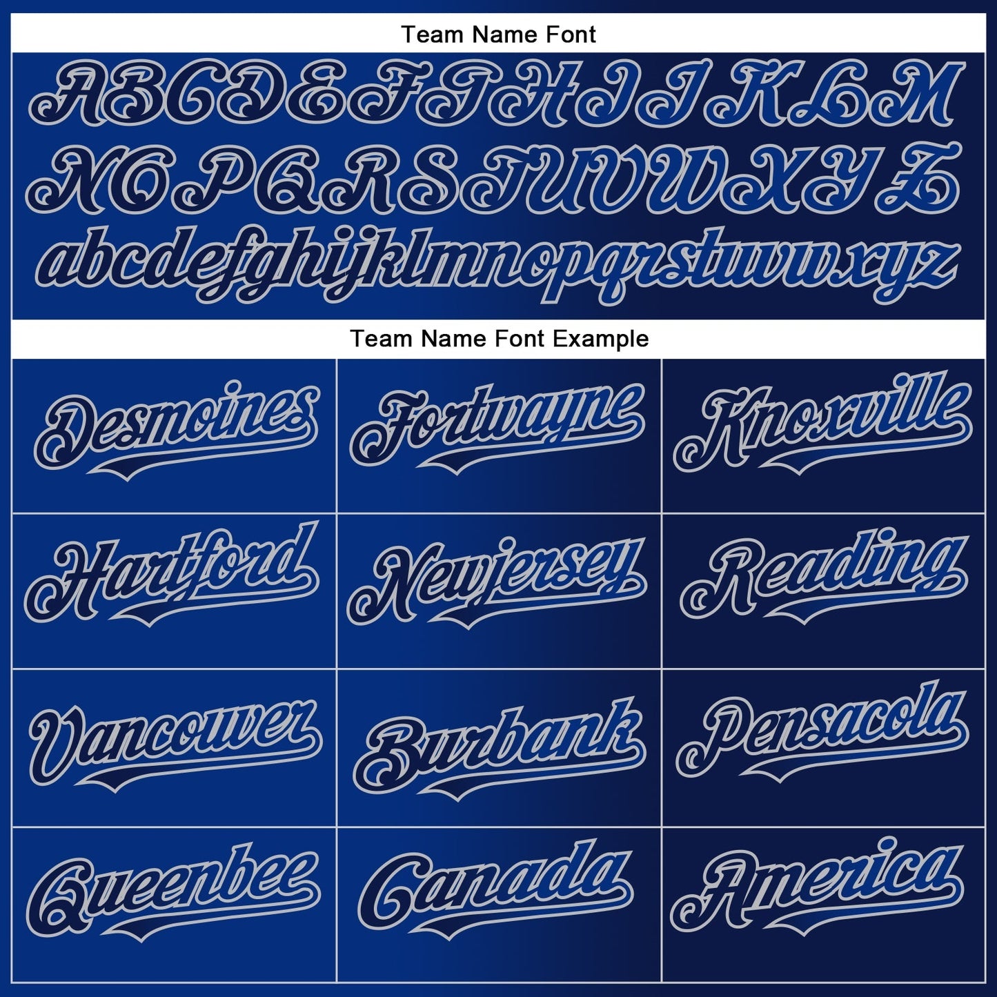 Custom Navy Royal-Gray Authentic Gradient Fashion Baseball Jersey baseball jersey product view 4