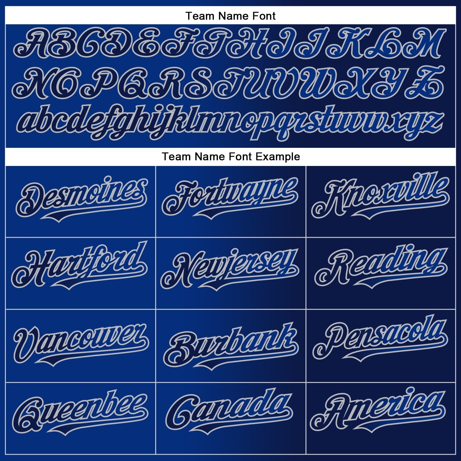 Custom Navy Royal-Gray Authentic Gradient Fashion Baseball Jersey baseball jersey product view 4