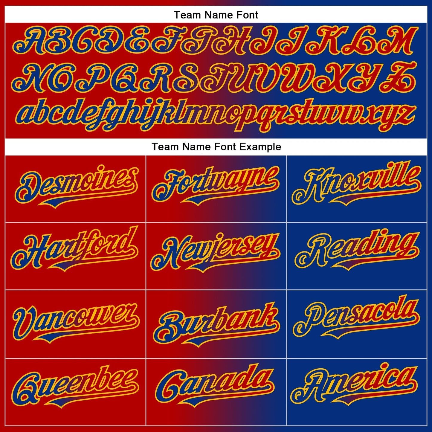 Custom Royal Red-Gold Authentic Gradient Fashion Baseball Jersey baseball jersey product view 4