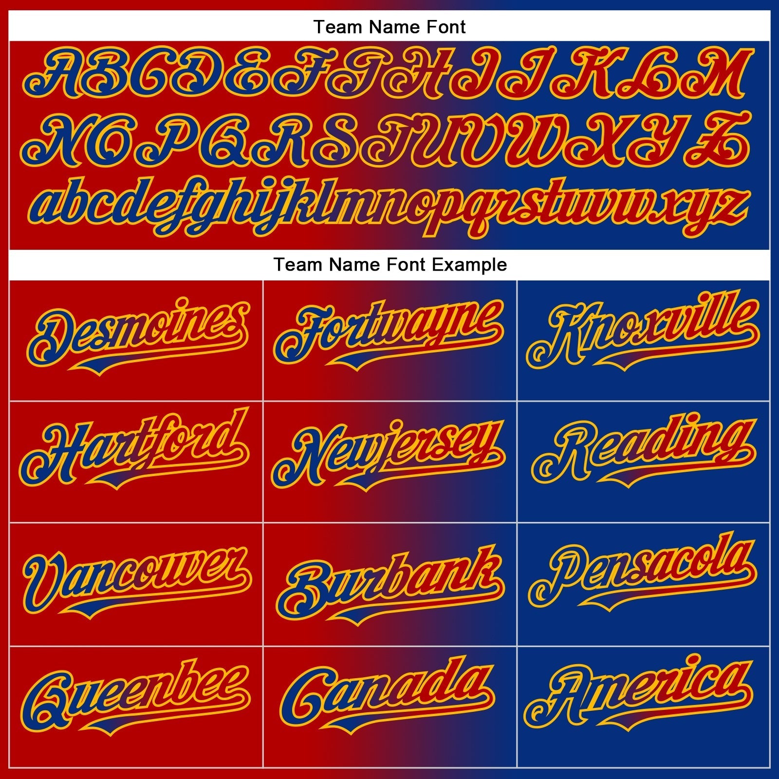 Custom Royal Red-Gold Authentic Gradient Fashion Baseball Jersey baseball jersey product view 4