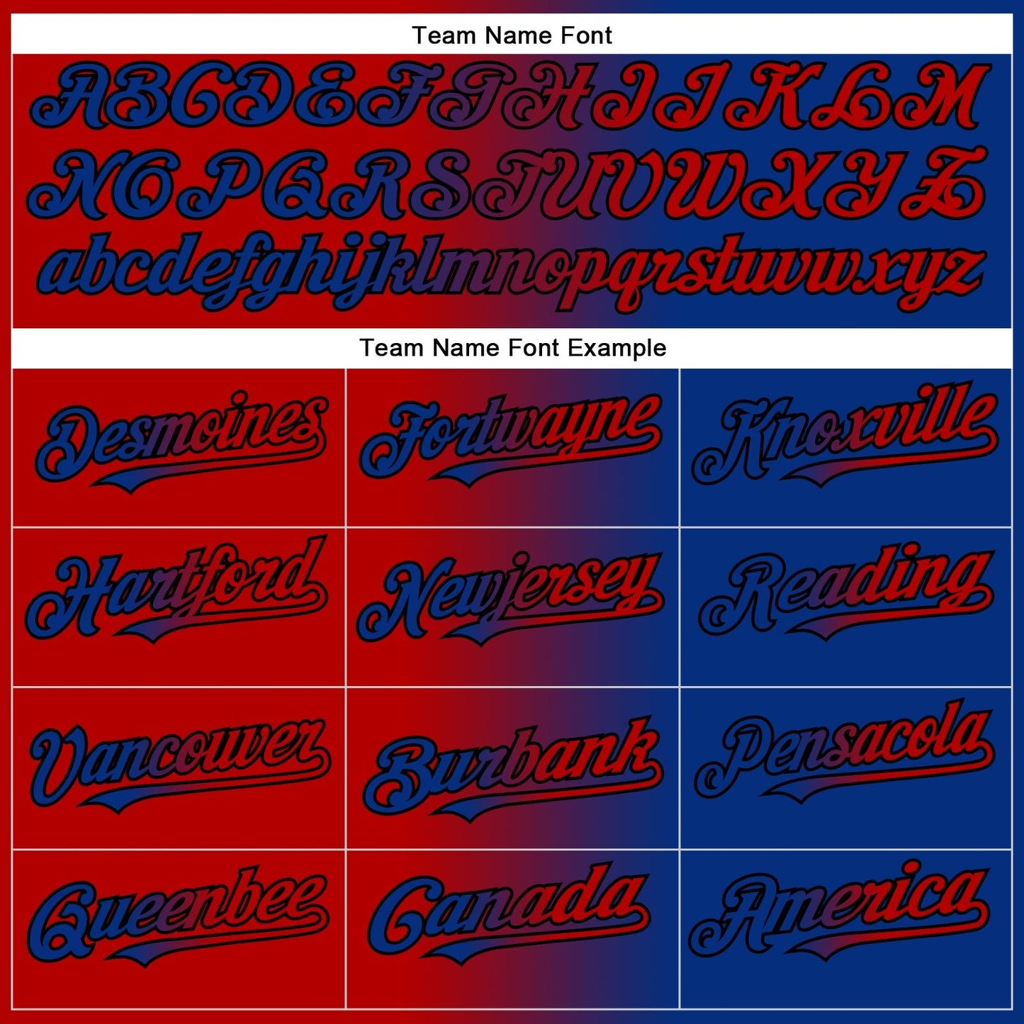 Custom Royal Red-Black Authentic Gradient Fashion Baseball Jersey baseball jersey product view 4