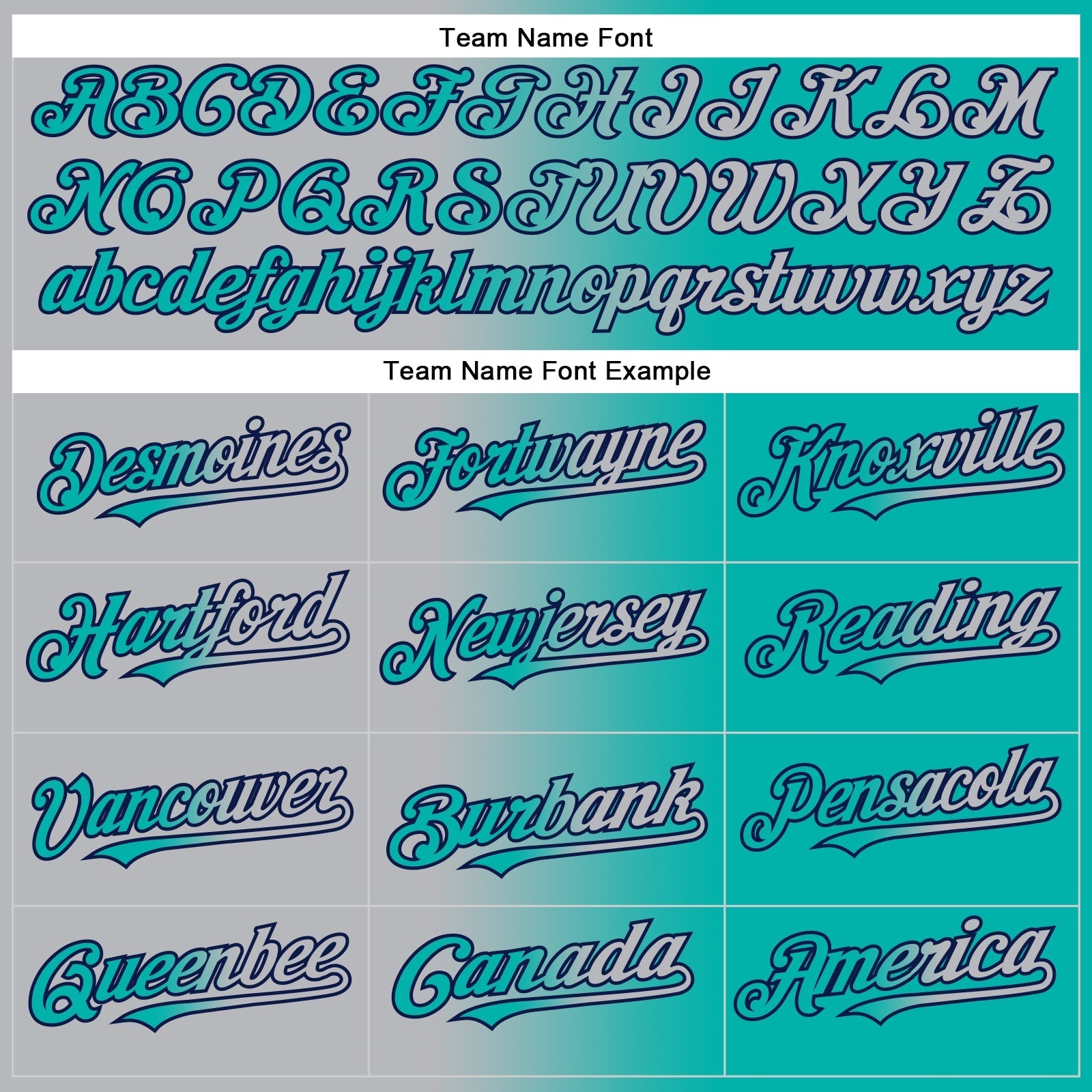 Custom Aqua Gray-Navy Authentic Gradient Fashion Baseball Jersey baseball jersey product view 4