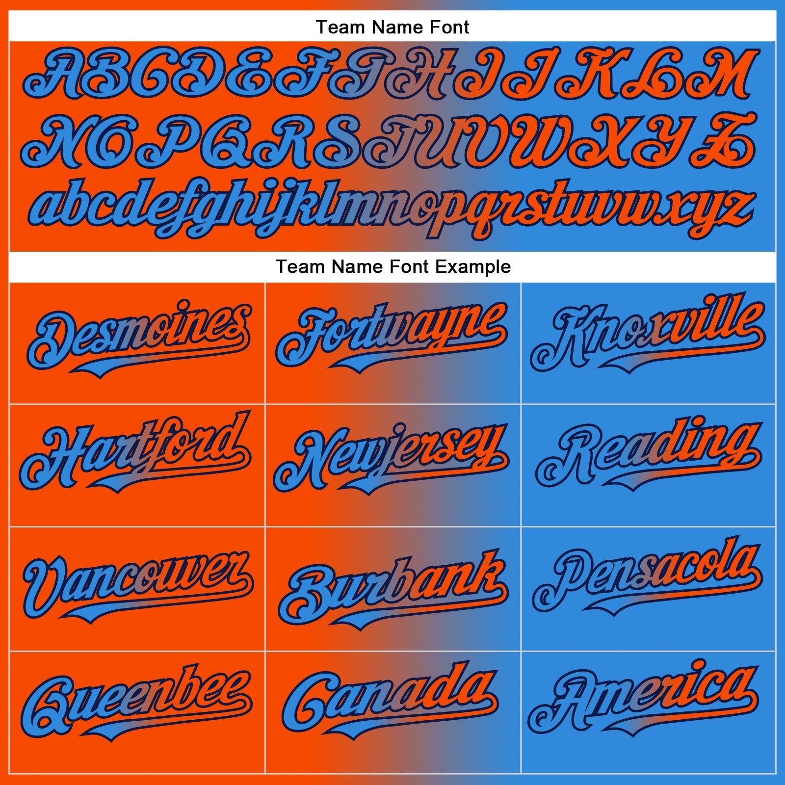 Custom Electric Blue Orange-Navy Authentic Gradient Fashion Baseball Jersey baseball jersey product view 5