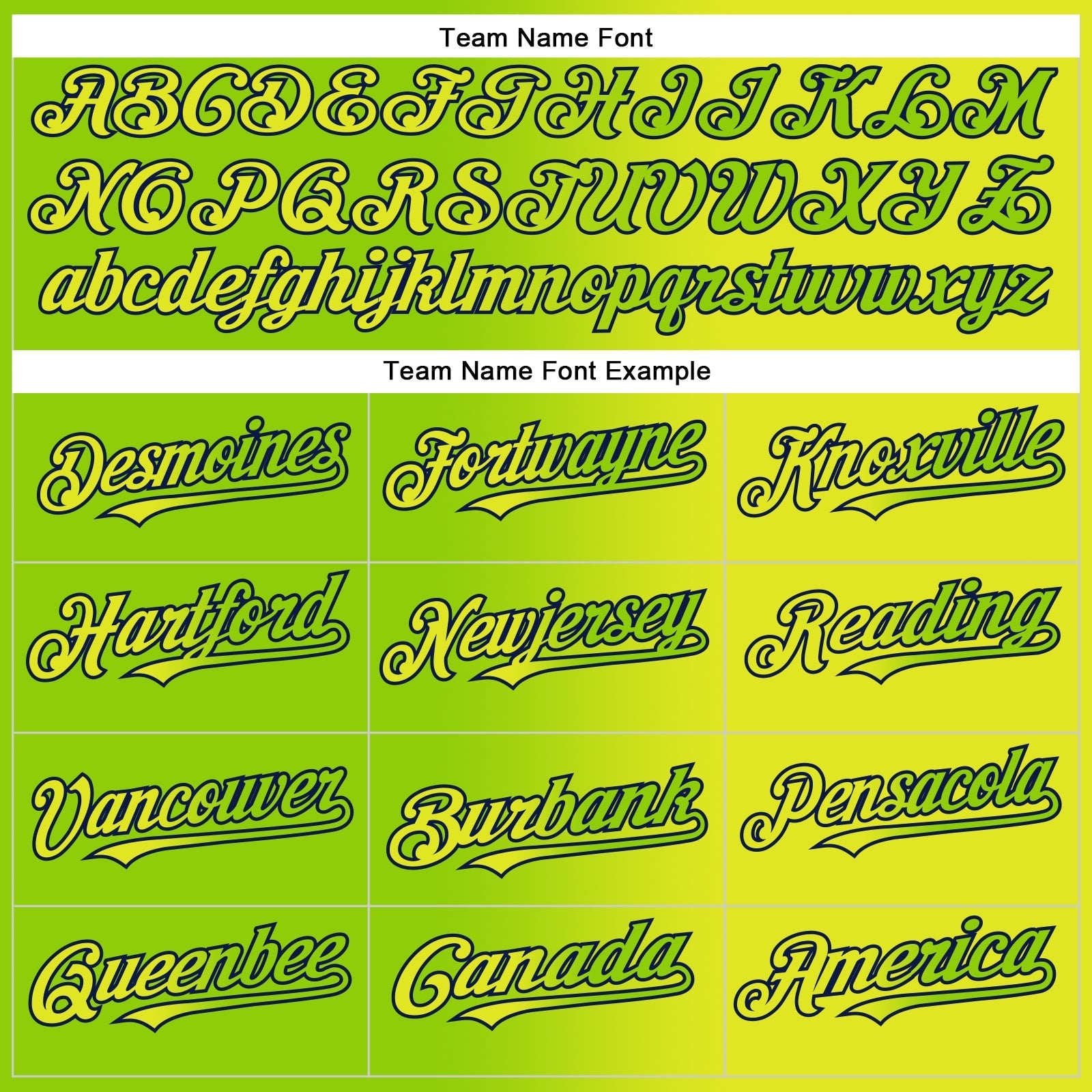 Custom Neon Yellow Neon Green-Navy Authentic Gradient Fashion Baseball Jersey baseball jersey product view 4