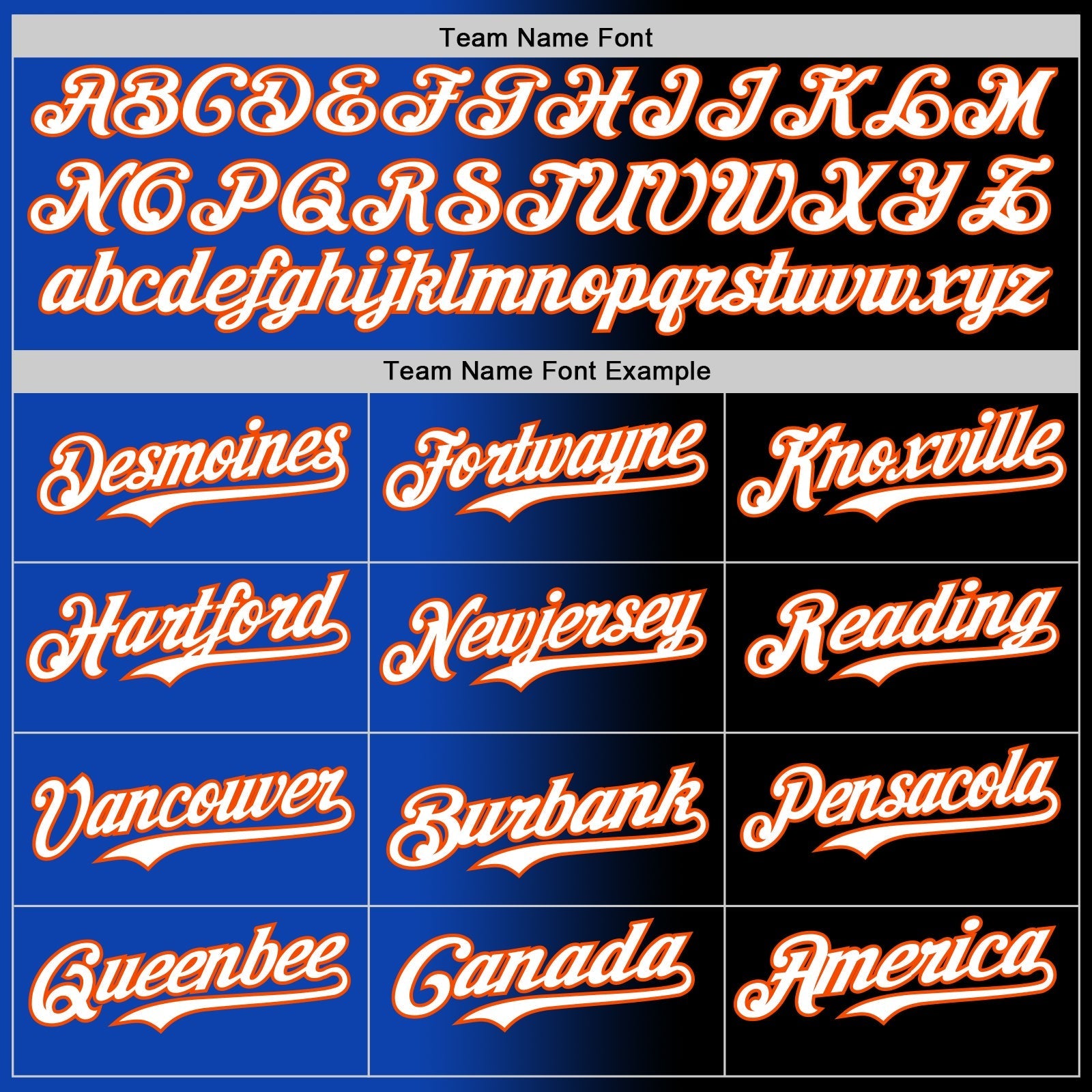 Custom Black White Thunder Blue-Orange Authentic Gradient Fashion Baseball Jersey baseball jersey product view 4