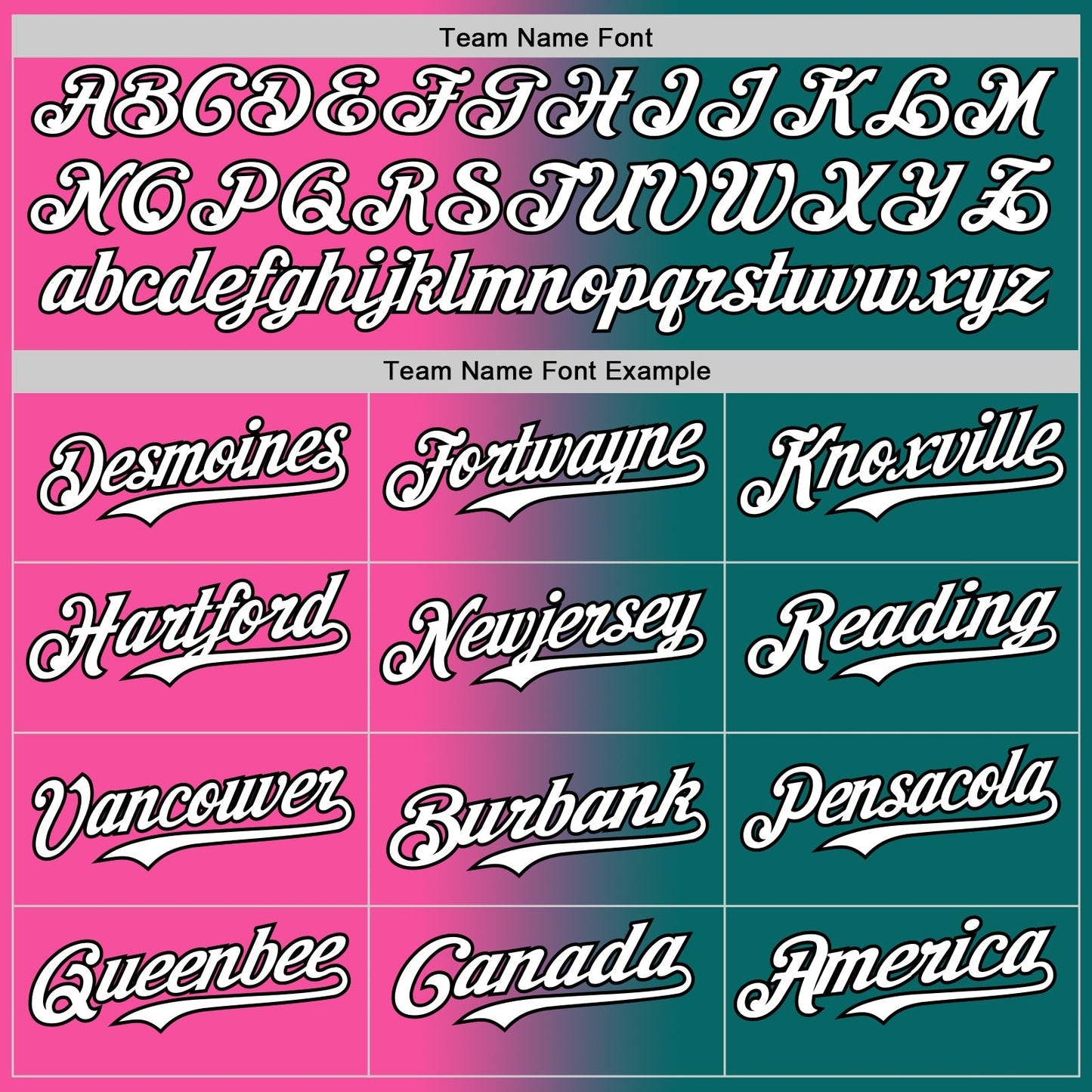 Custom Teal White Pink-Black Authentic Gradient Fashion Baseball Jersey baseball jersey product view 4