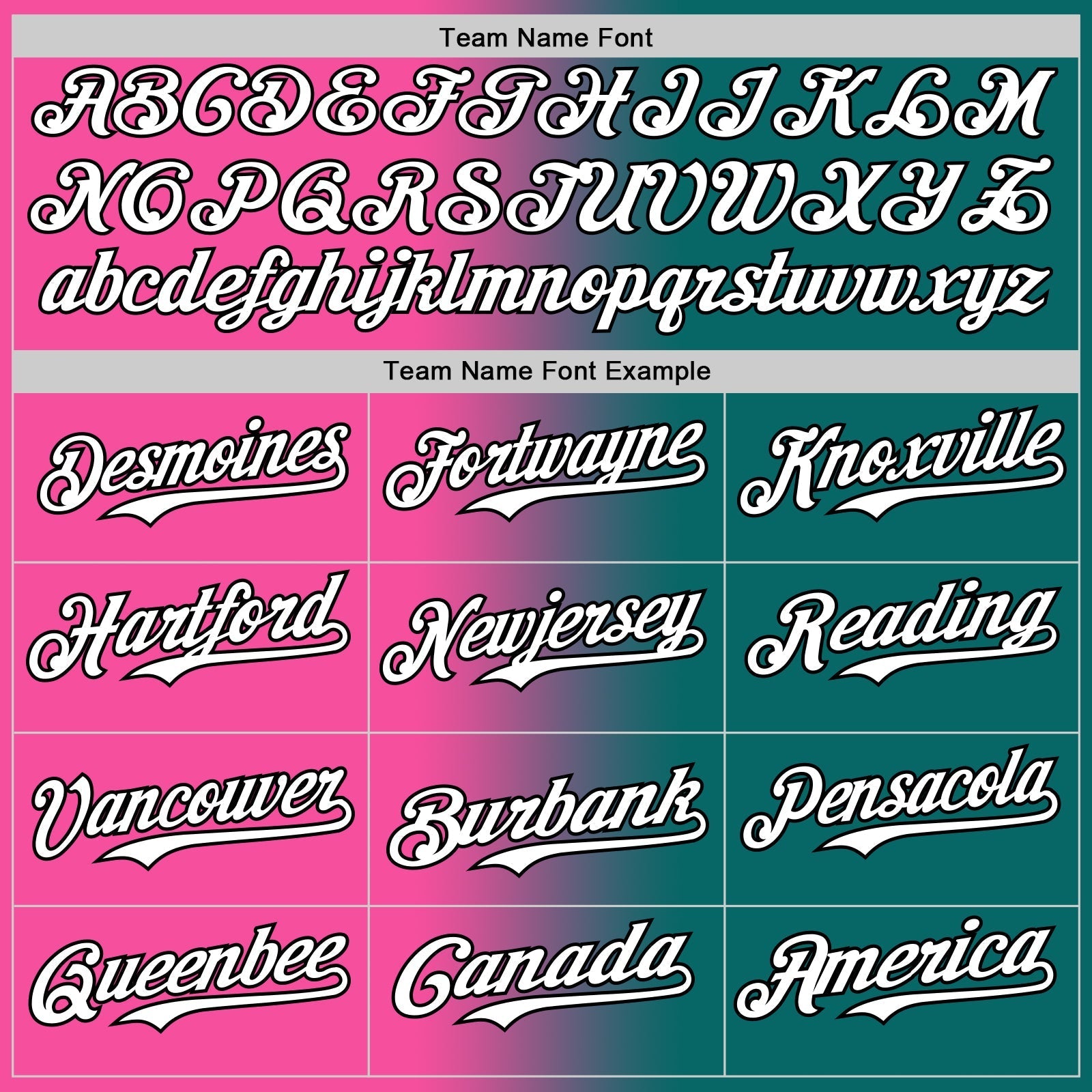 Custom Teal White Pink-Black Authentic Gradient Fashion Baseball Jersey baseball jersey product view 4