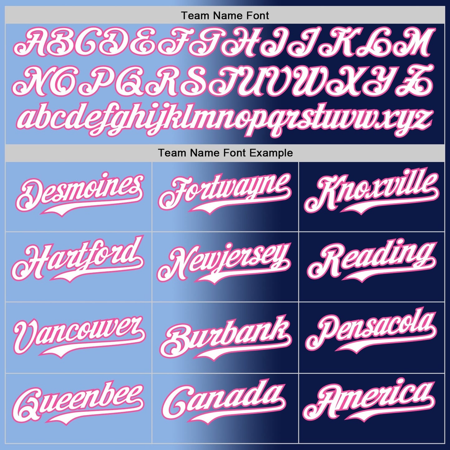 Custom Navy White Light Blue-Pink Authentic Gradient Fashion Baseball Jersey baseball jersey product view 4