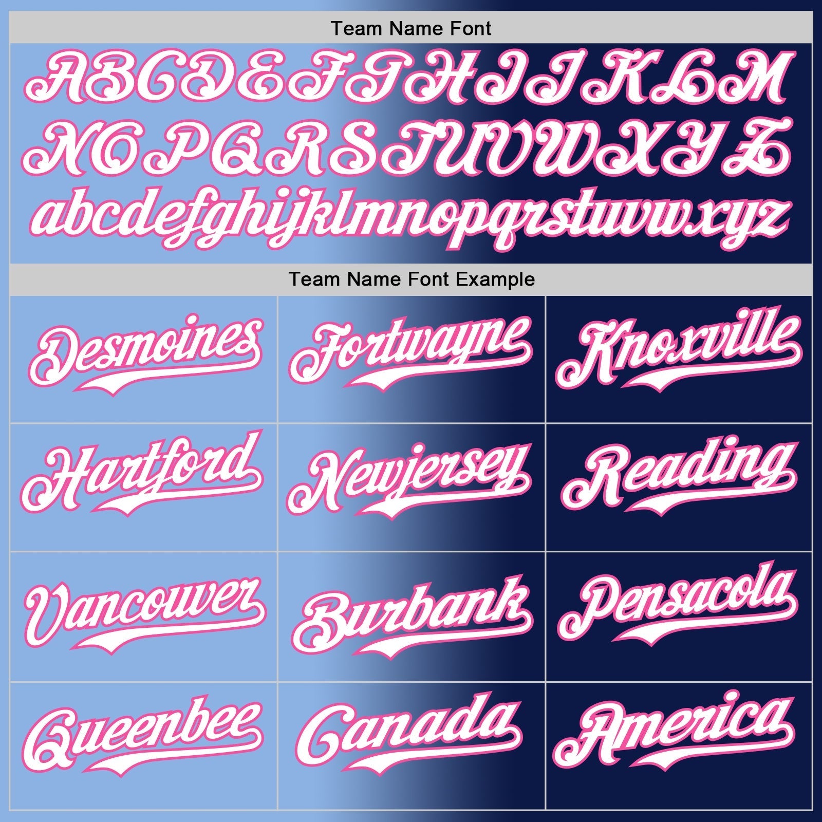 Custom Navy White Light Blue-Pink Authentic Gradient Fashion Baseball Jersey baseball jersey product view 4