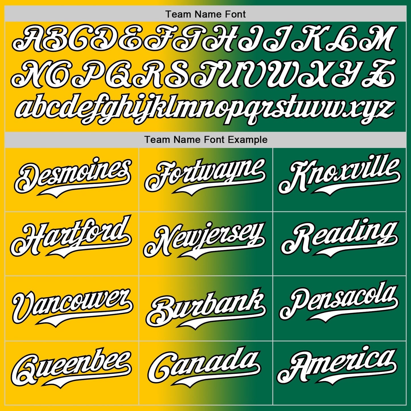 Custom Kelly Green White Yellow-Black Authentic Gradient Fashion Baseball Jersey baseball jersey product view 4