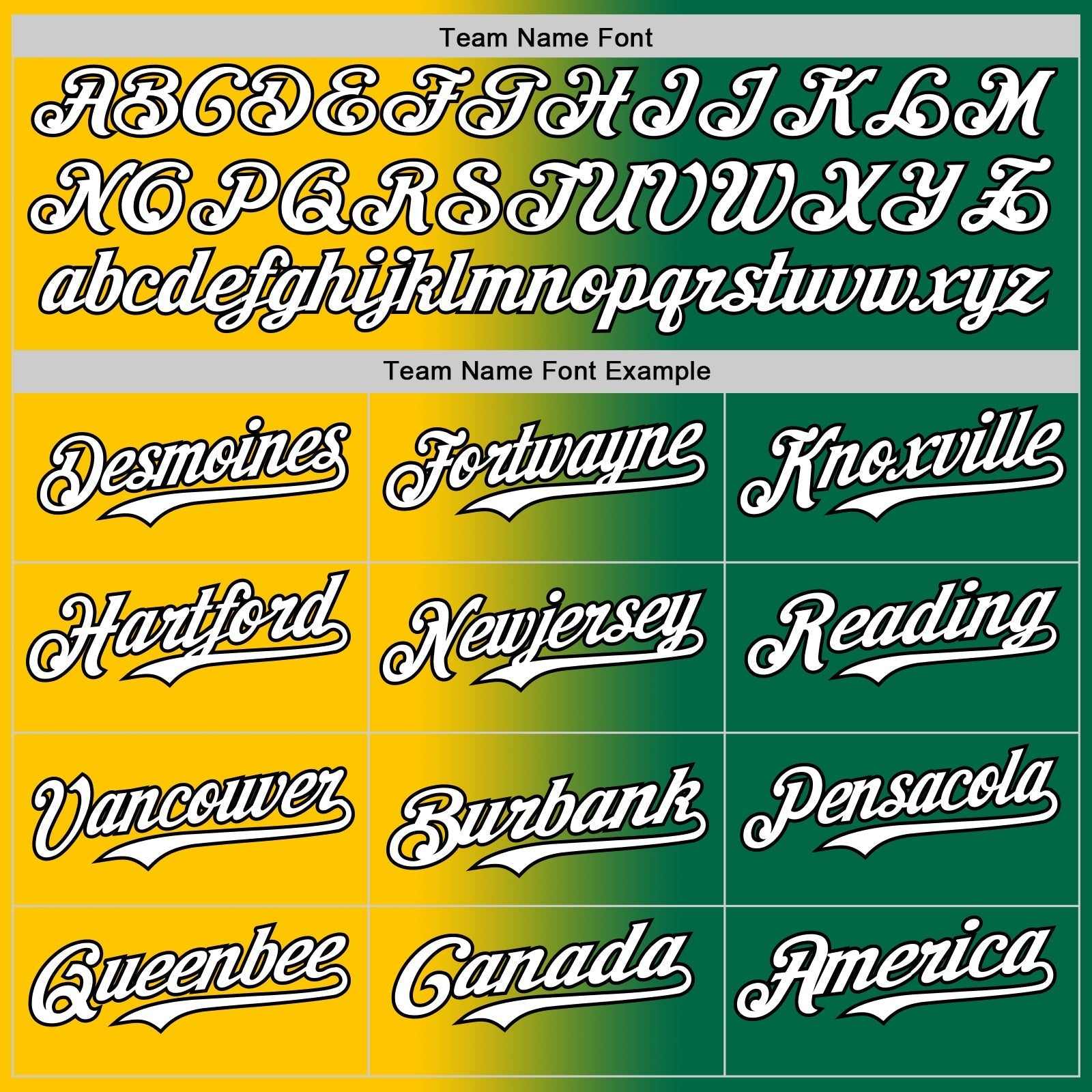 Custom Kelly Green White Yellow-Black Authentic Gradient Fashion Baseball Jersey baseball jersey product view 4