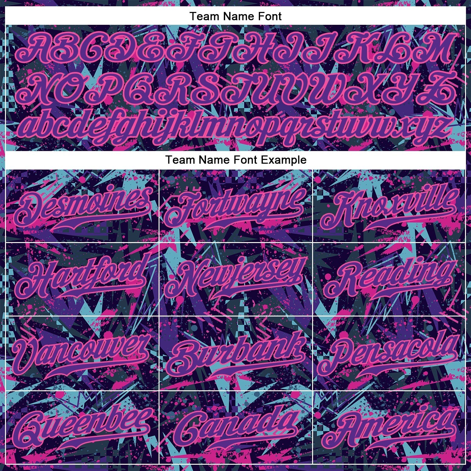 Custom Graffiti Pattern Purple-Pink 3D Creative Geometric Figures And Dots Authentic Baseball Jersey baseball jersey product view 4