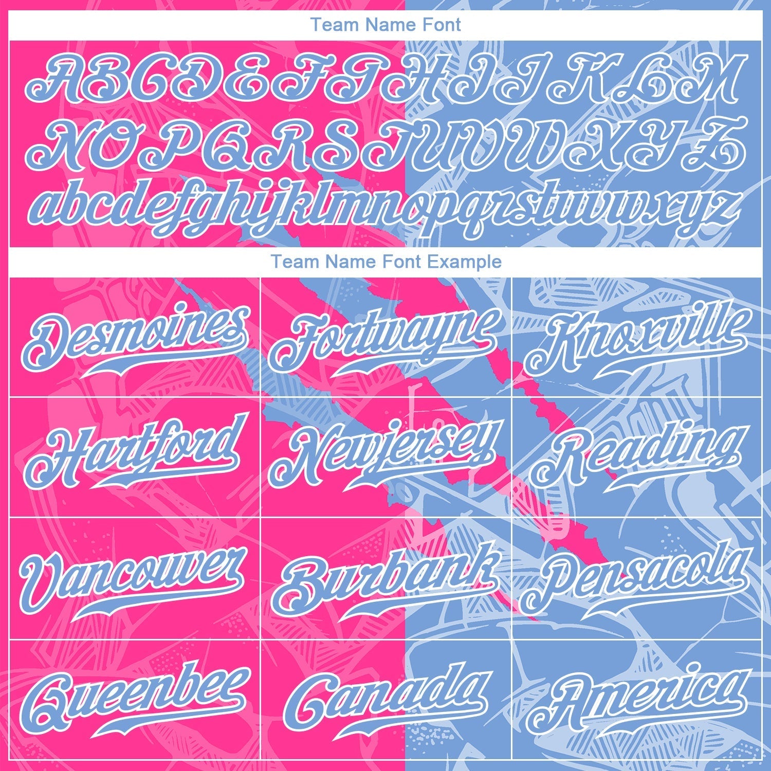 Custom Graffiti Pattern Light Blue-Pink 3D Scratch Authentic Baseball Jersey baseball jersey product view 4
