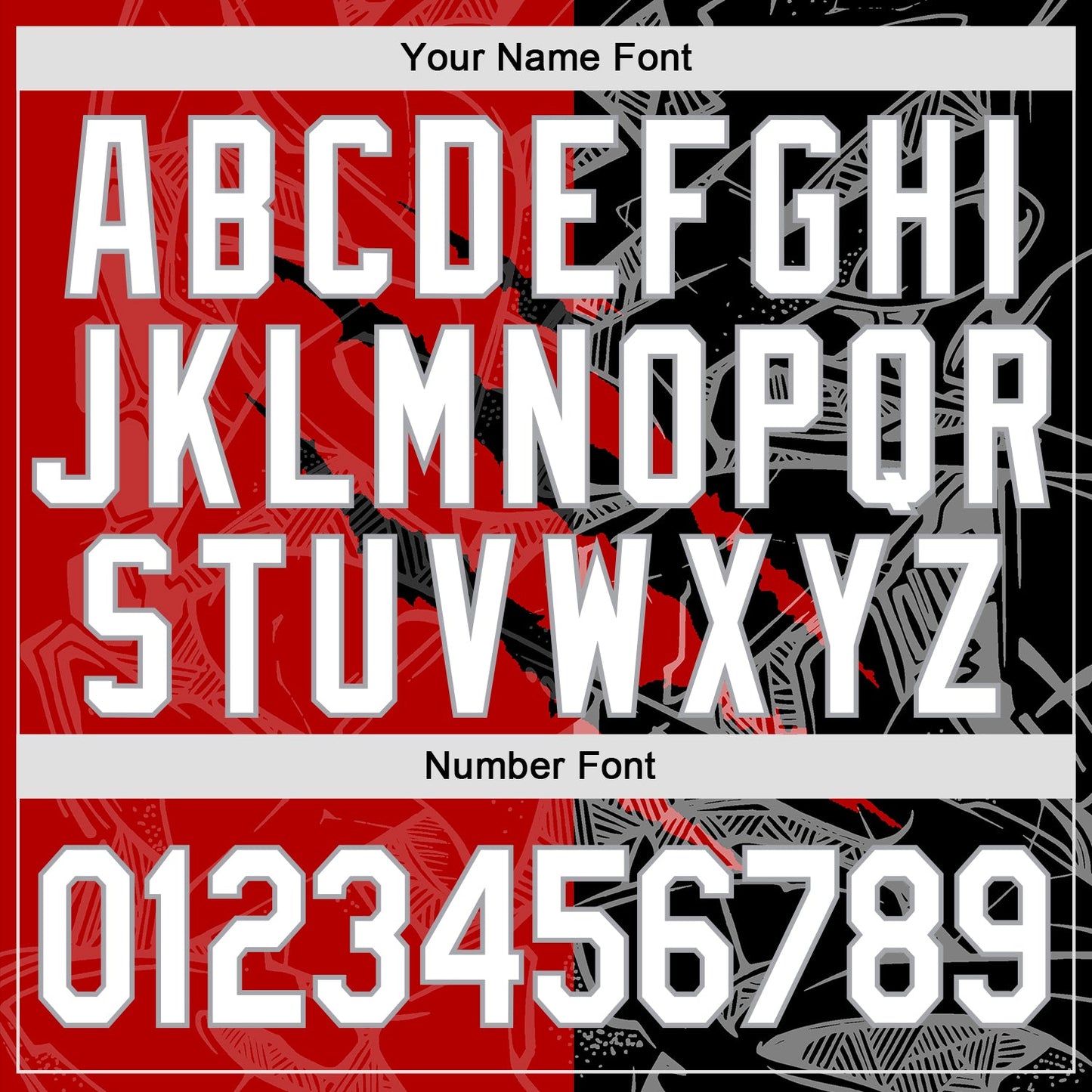 Custom Graffiti Pattern White Black-Gray 3D Scratch Authentic Baseball Jersey baseball jersey product view 5