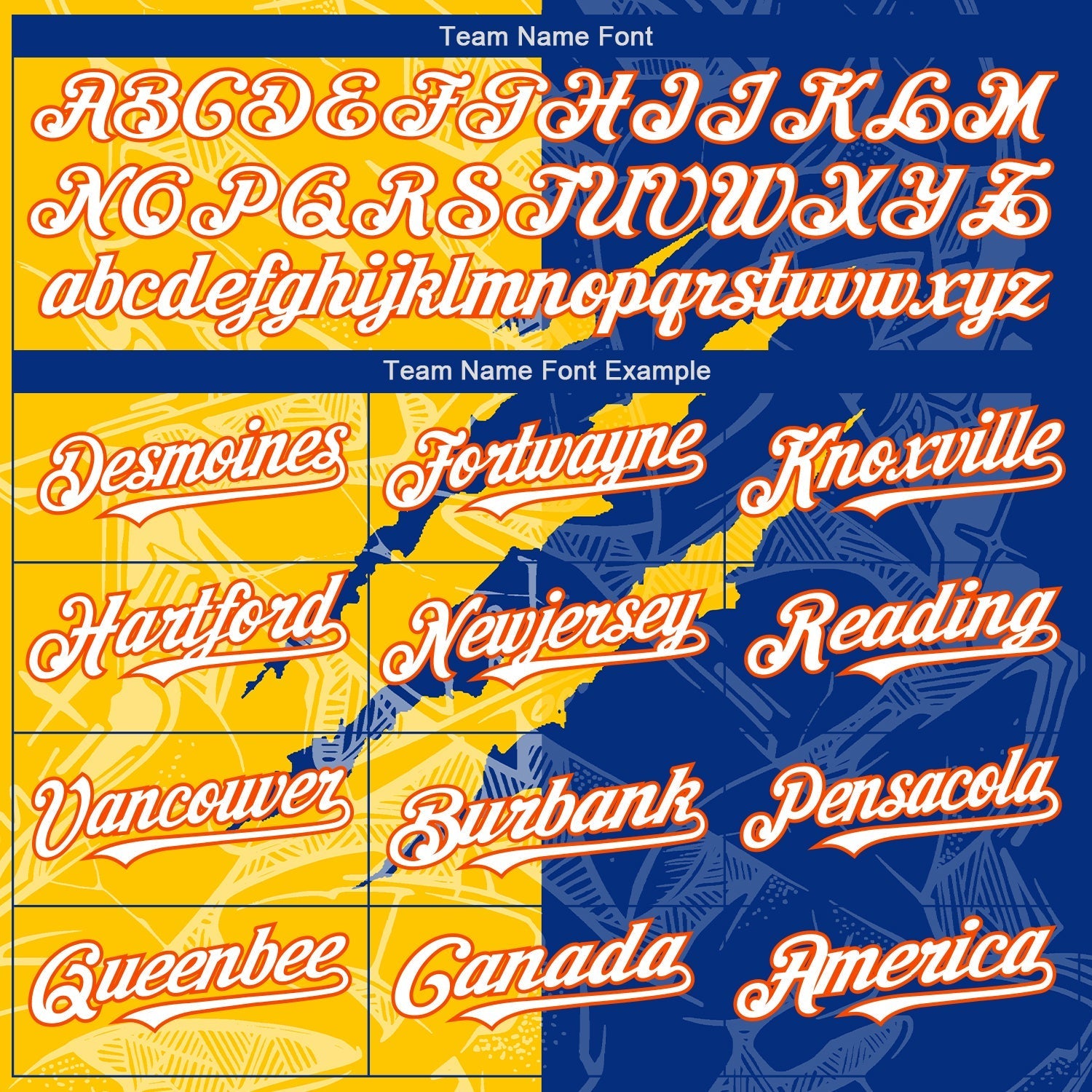 Custom Graffiti Pattern White Royal Yellow-Orange 3D Scratch Authentic Baseball Jersey baseball jersey product view 4