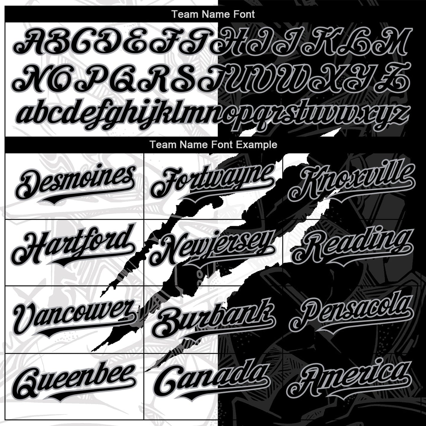 Custom Graffiti Pattern Black-Gray 3D Scratch Authentic Baseball Jersey baseball jersey product view 4