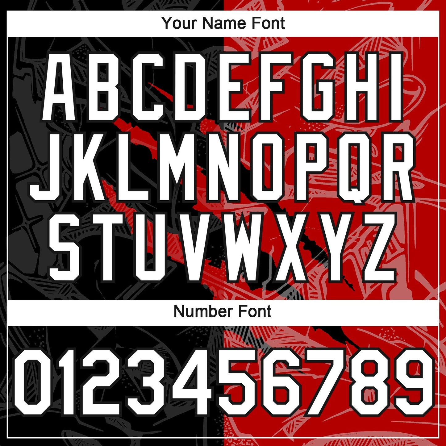 Custom Graffiti Pattern White Black-Red 3D Scratch Authentic Baseball Jersey baseball jersey product view 5