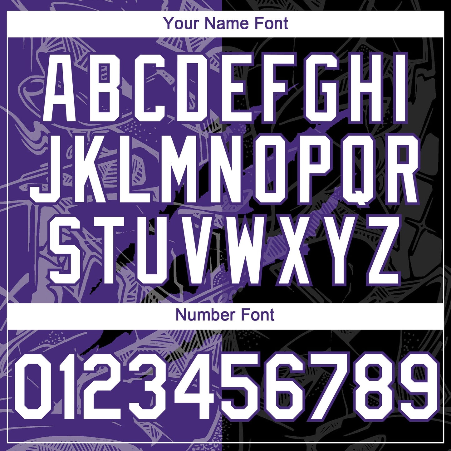 Custom Graffiti Pattern White Black-Purple 3D Scratch Authentic Baseball Jersey baseball jersey product view 5