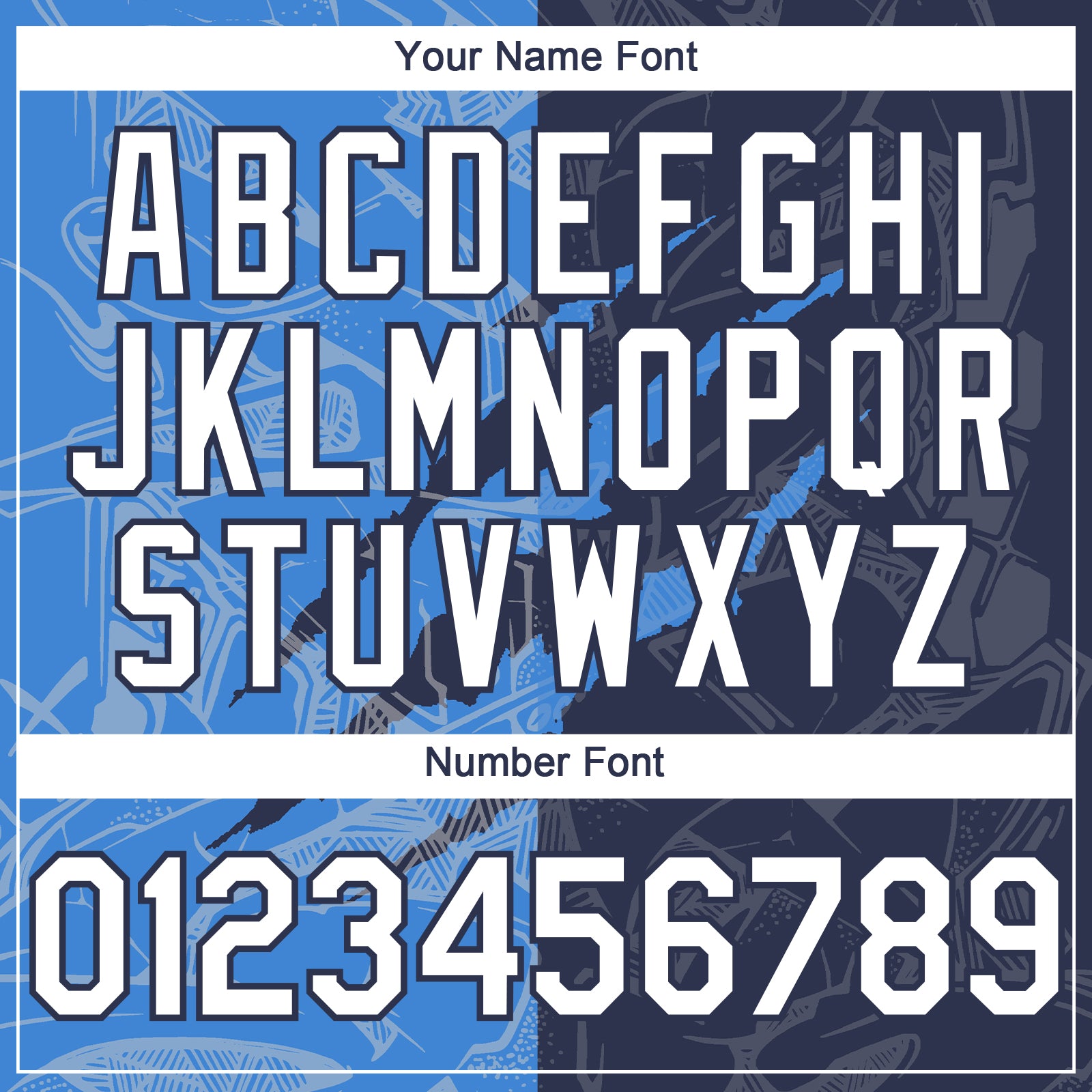 Custom Graffiti Pattern White Navy-Electric Blue 3D Scratch Authentic Baseball Jersey baseball jersey product view 5