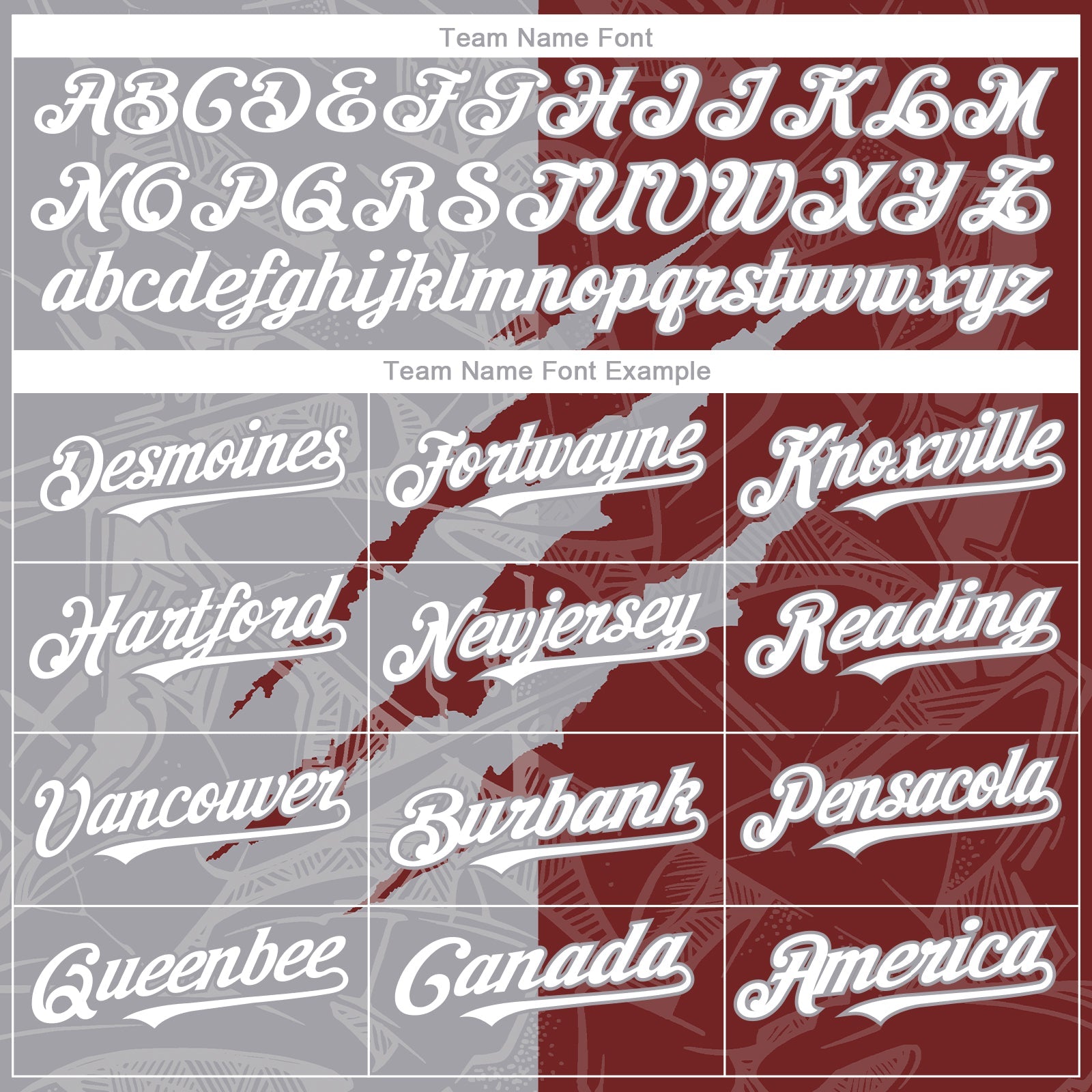 Custom Graffiti Pattern White Burgundy-Gray 3D Scratch Authentic Baseball Jersey baseball jersey product view 4
