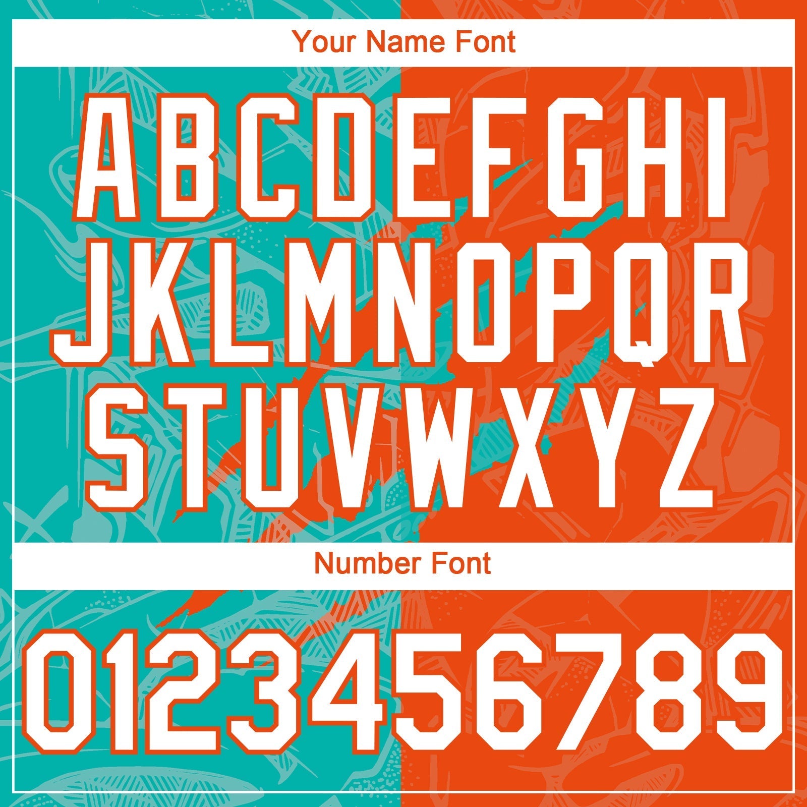 Custom Graffiti Pattern White Orange-Aqua 3D Scratch Authentic Baseball Jersey baseball jersey product view 5