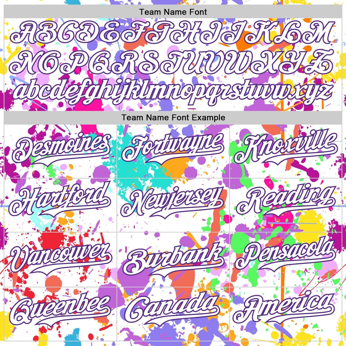 Custom Graffiti Pattern White-Purple Authentic Baseball Jersey baseball jersey product view 4