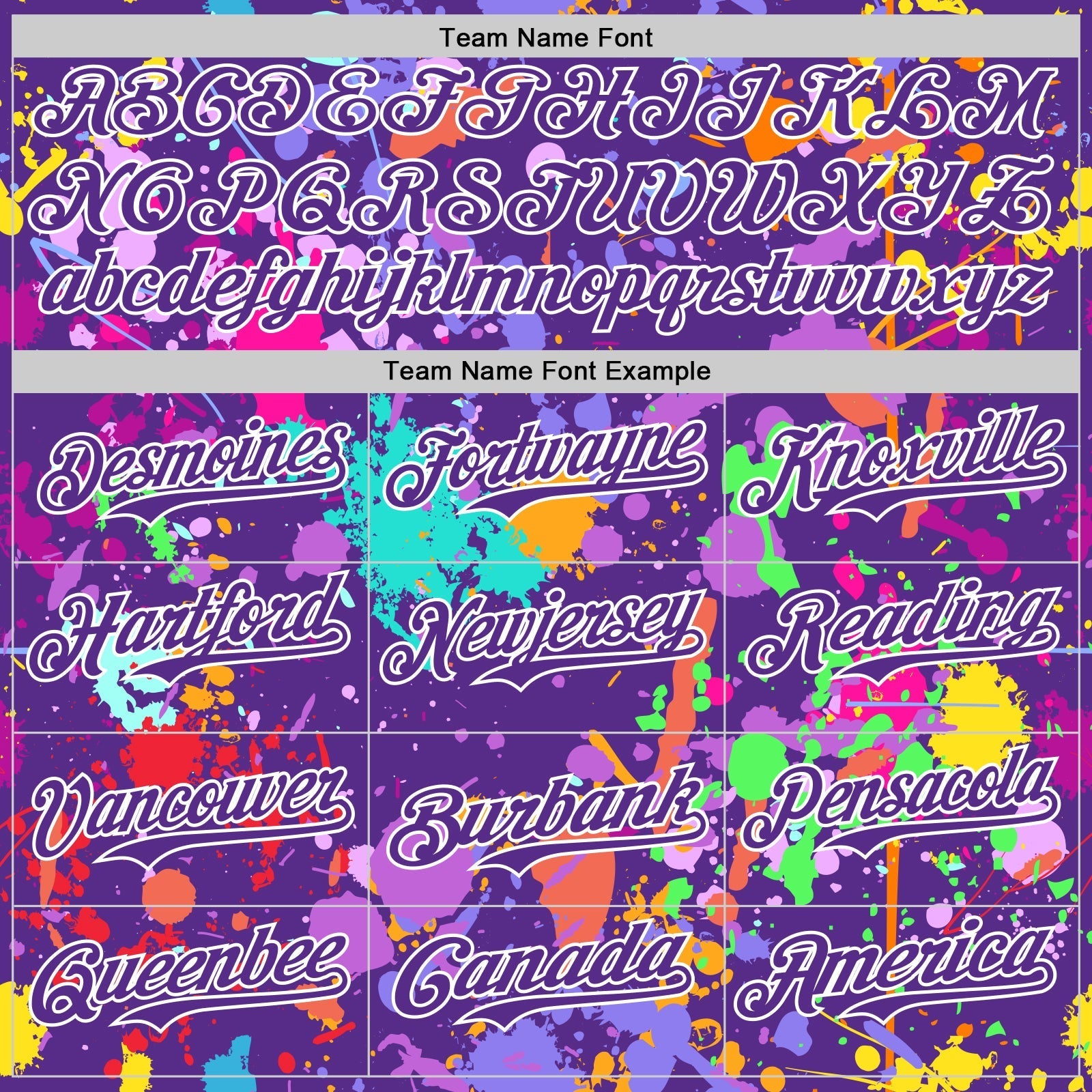 Custom Graffiti Pattern Purple-White Authentic Baseball Jersey baseball jersey product view 4