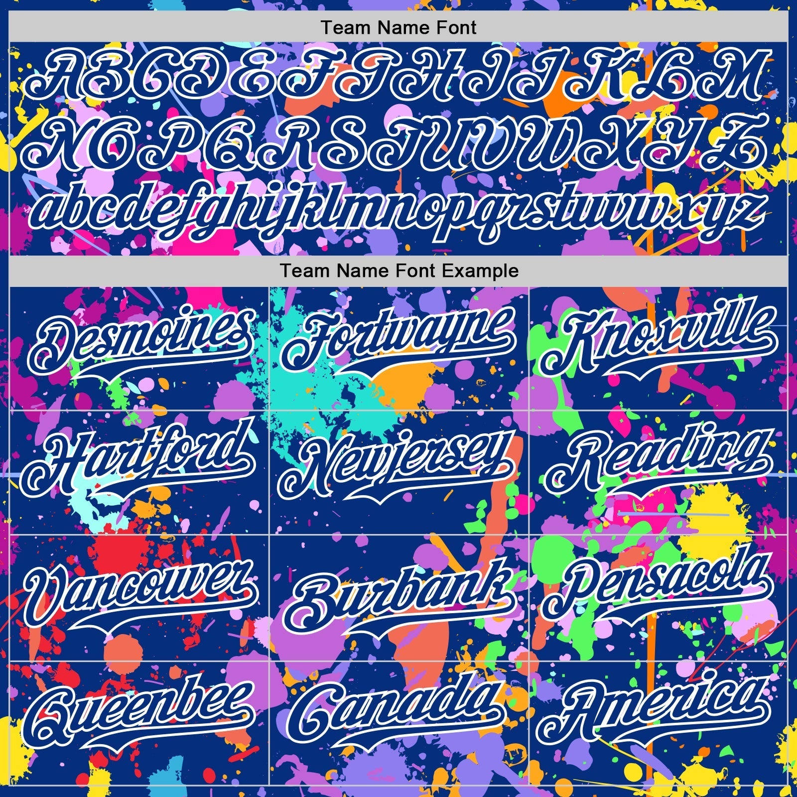 Custom Graffiti Pattern Royal-White Authentic Baseball Jersey baseball jersey product view 4