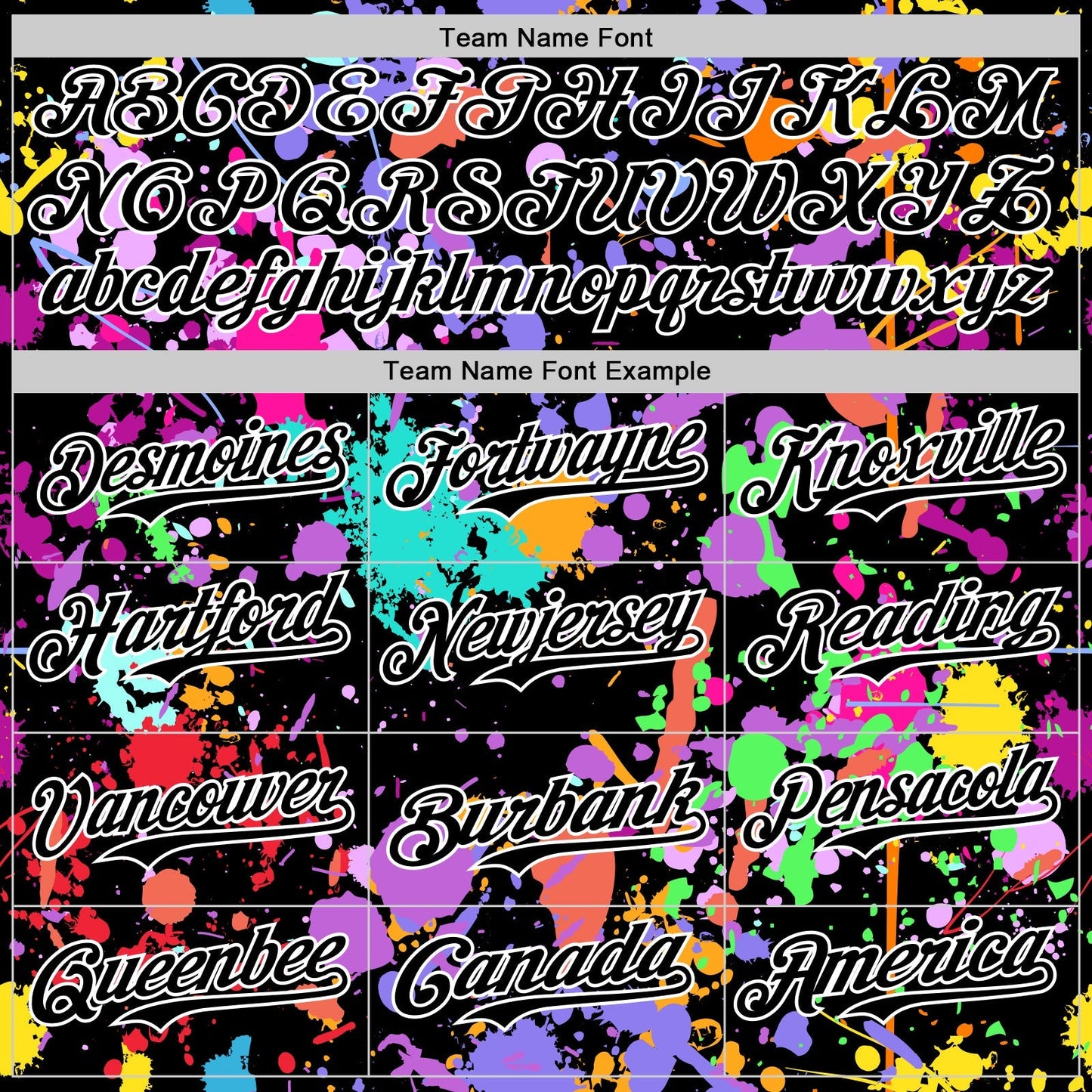 Custom Graffiti Pattern Black-White Authentic Baseball Jersey baseball jersey product view 4