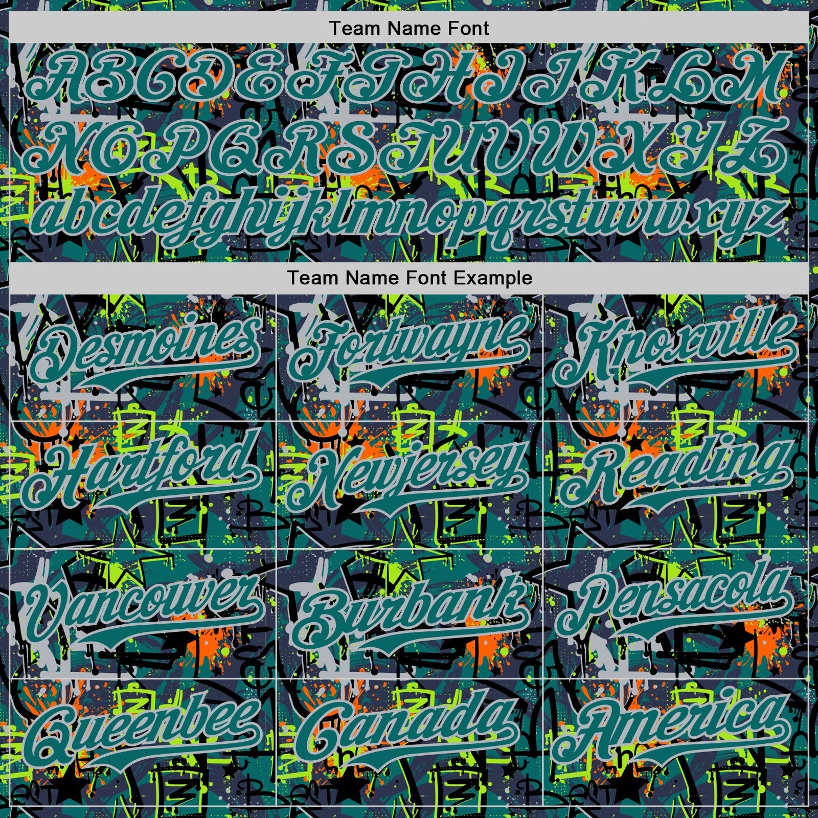 Custom Graffiti Pattern Teal-Gray Splatter Authentic Baseball Jersey baseball jersey product view 4