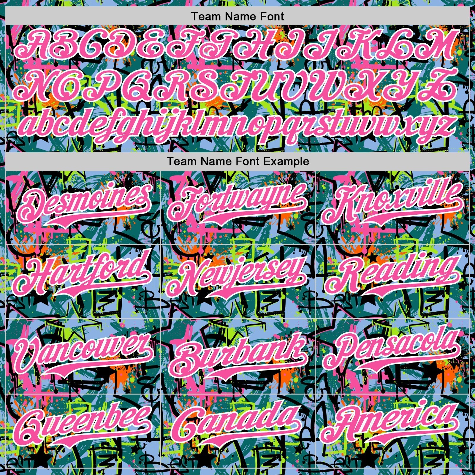 Custom Graffiti Pattern Pink-White Splatter Authentic Baseball Jersey baseball jersey product view 4