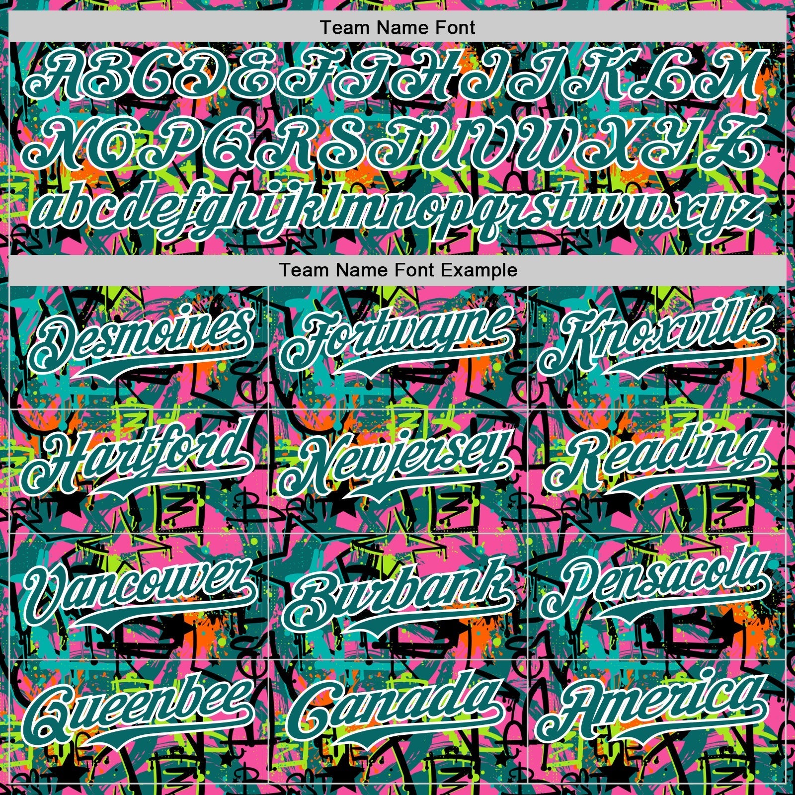 Custom Graffiti Pattern Teal-White Splatter Authentic Baseball Jersey baseball jersey product view 4