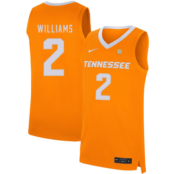 Grant Williams 2 Orange College Football Jersey football jersey product view 1