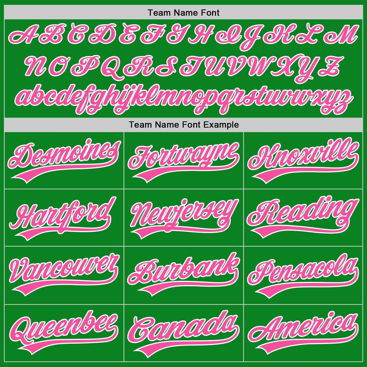 Custom Grass Green Pink-White Authentic Baseball Jersey baseball jersey product view 4