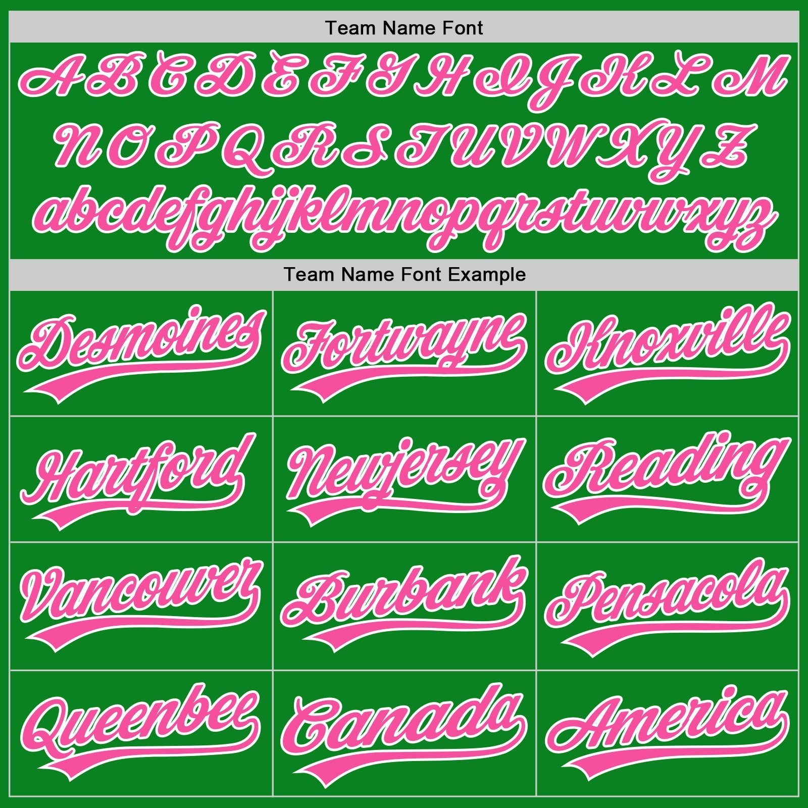 Custom Grass Green Pink-White Authentic Baseball Jersey baseball jersey product view 4