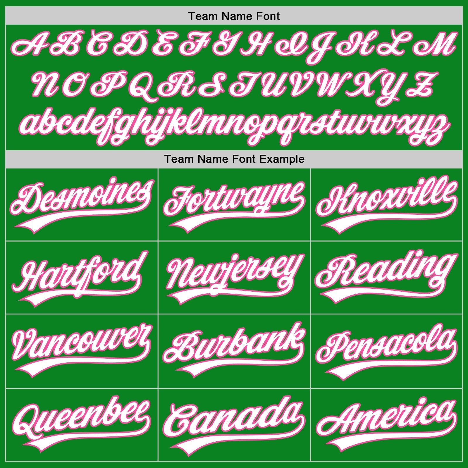 Custom Grass Green White-Pink Authentic Baseball Jersey baseball jersey product view 4